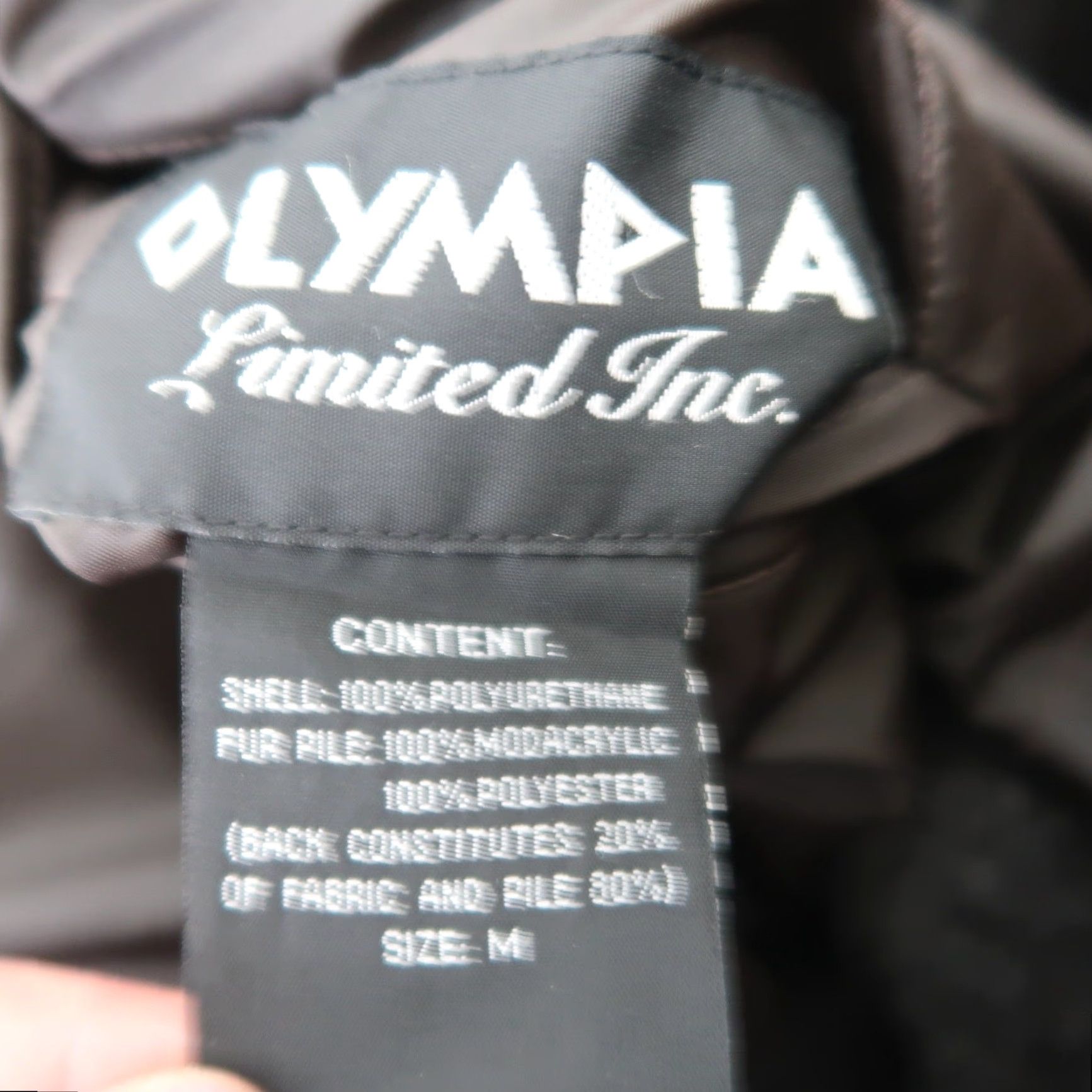 Vintage VINTAGE Olympia Vest Women's Medium Brown Faux Fur Zip Front 90s 80s Overcoat Sleeve-less Pockets Size M / US 6-8 / IT 42-44 - 7 Thumbnail