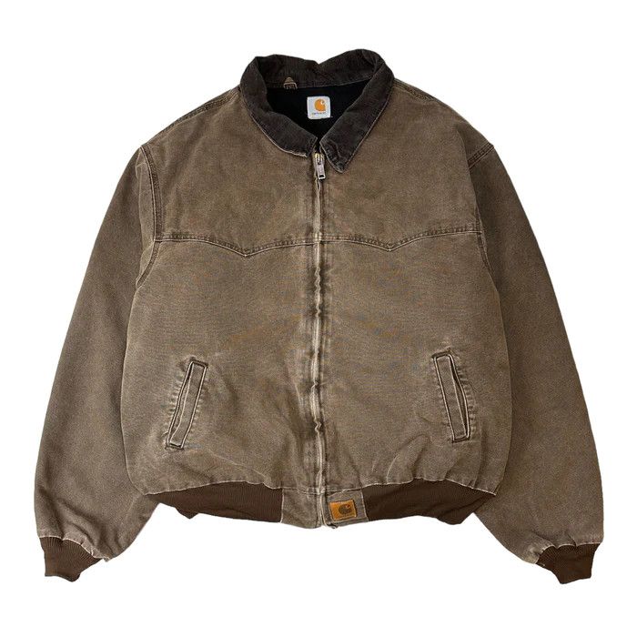 image of Vintage Carhartt Santa Fe Jacket Brown, Men's (Size 2XL)