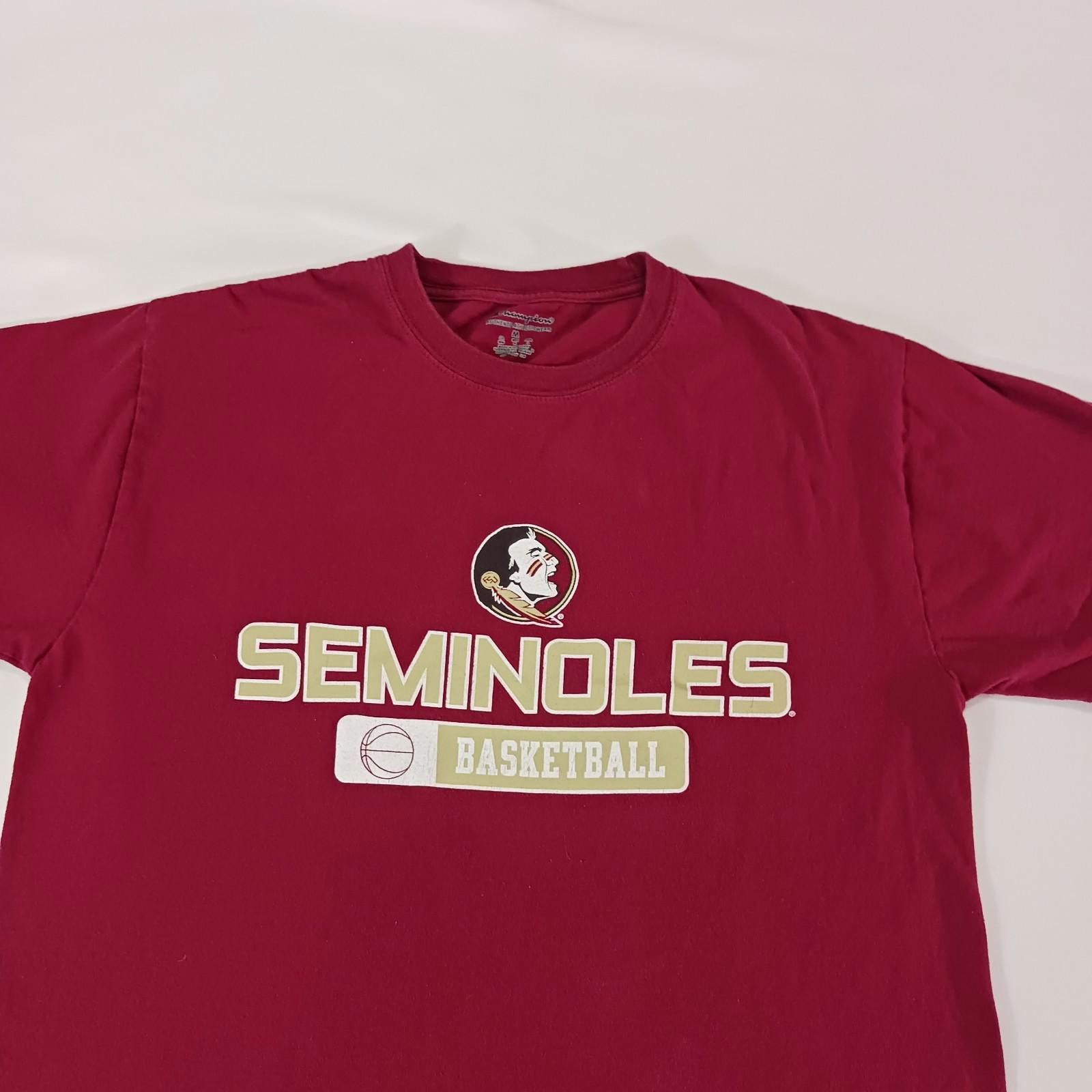 Champion Champion Florida State Seminoles NCAA Red T-Shirt Mens M Size ONE SIZE - 10 Thumbnail