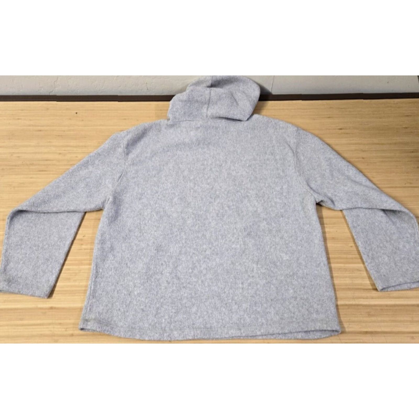 Disney Disney Mickey Unlimited Fleece Hoodie Women L Gray Long Sleeve Hooded Pullover Embroidered Mickey Mouse Pockets Solid Cartoon Womens Size L / US 10 / IT 46 - 5 Thumbnail
