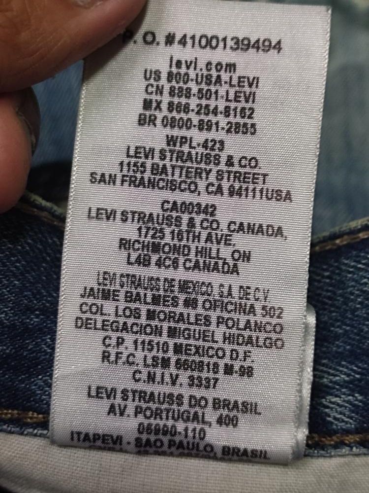 Levi's × Vintage VINTAGE LEVIS 514 DISTRESSED SLIM STRAIGHT STYLE Size US 40 / EU 56 - 13 Thumbnail