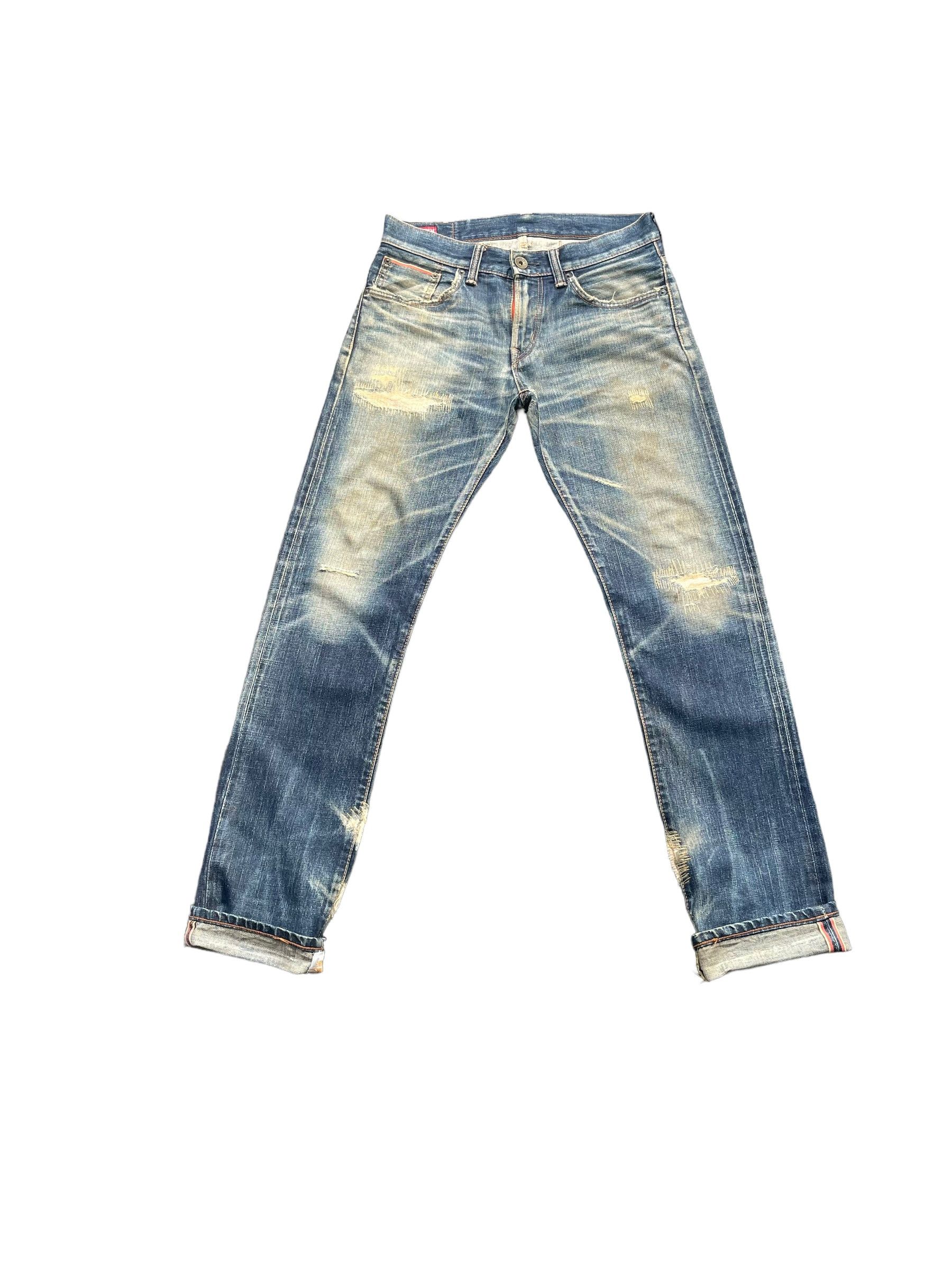 Edwin Vintage Edwin 505zxx Selvedge Distresed Denim Size US 32 / EU 48 - 1 Thumbnail