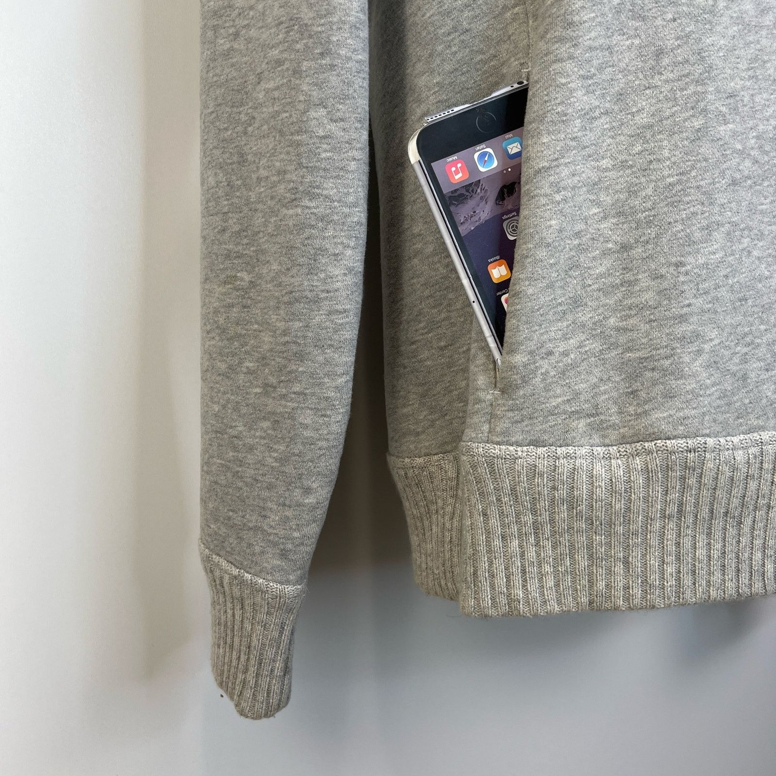 Club Monaco Club Monaco Shawl Collar Sweatshirt Gray Heathered Size US M / EU 48-50 / 2 - 5 Thumbnail