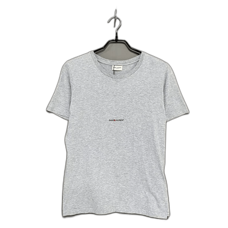 Saint Laurent Paris Saint Laurent Gray Short Sleeve T-2507 Size S / US 4 / IT 40 - 1 Thumbnail