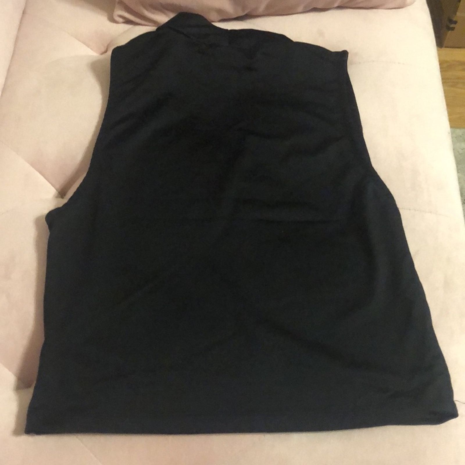 Forever 21 F21 • Black Cropped Tank Top • Size L Size L / US 10 / IT 46 - 3 Thumbnail