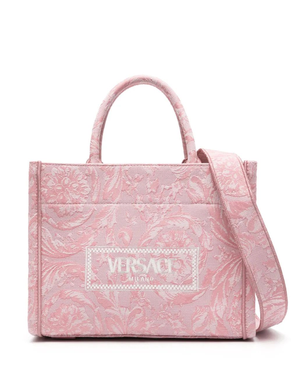 Versace o1y0226 Size : OS / Logo Tote Bag in Pink Size ONE SIZE - 1 Thumbnail