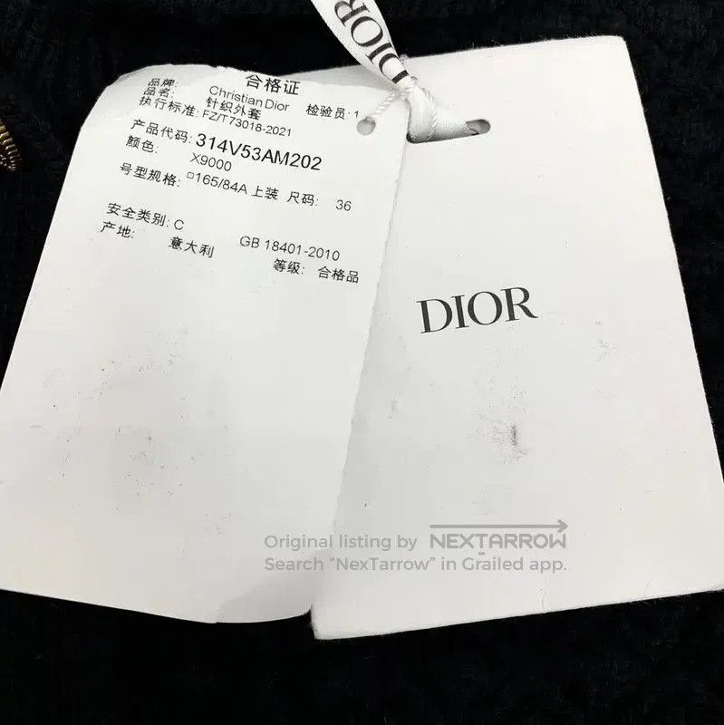 Dior Dior Black Wool Women's Cardigan . Size XS / US 0-2 / IT 36-38 - 7 Thumbnail