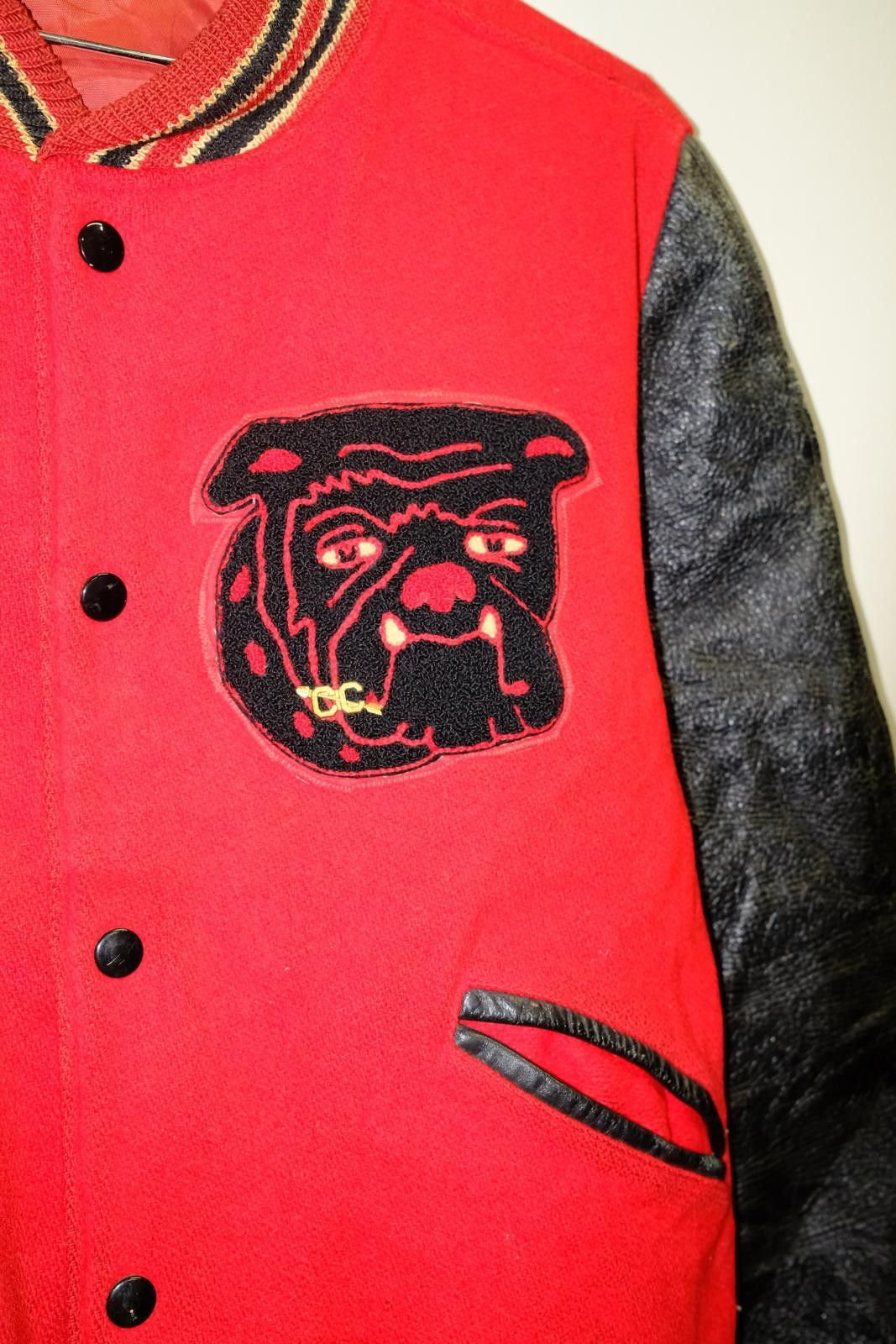 Other 50's Butwin Bellevue Bulldog Varsity Jacket Size M / US 6-8 / IT 42-44 - 3 Thumbnail