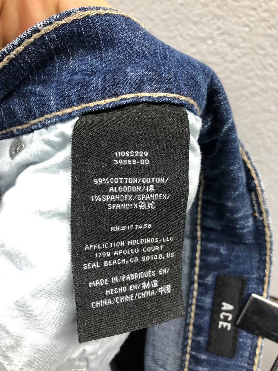 Affliction Affliction mens jeans Ace W 36 Size US 36 / EU 52 - 12 Thumbnail