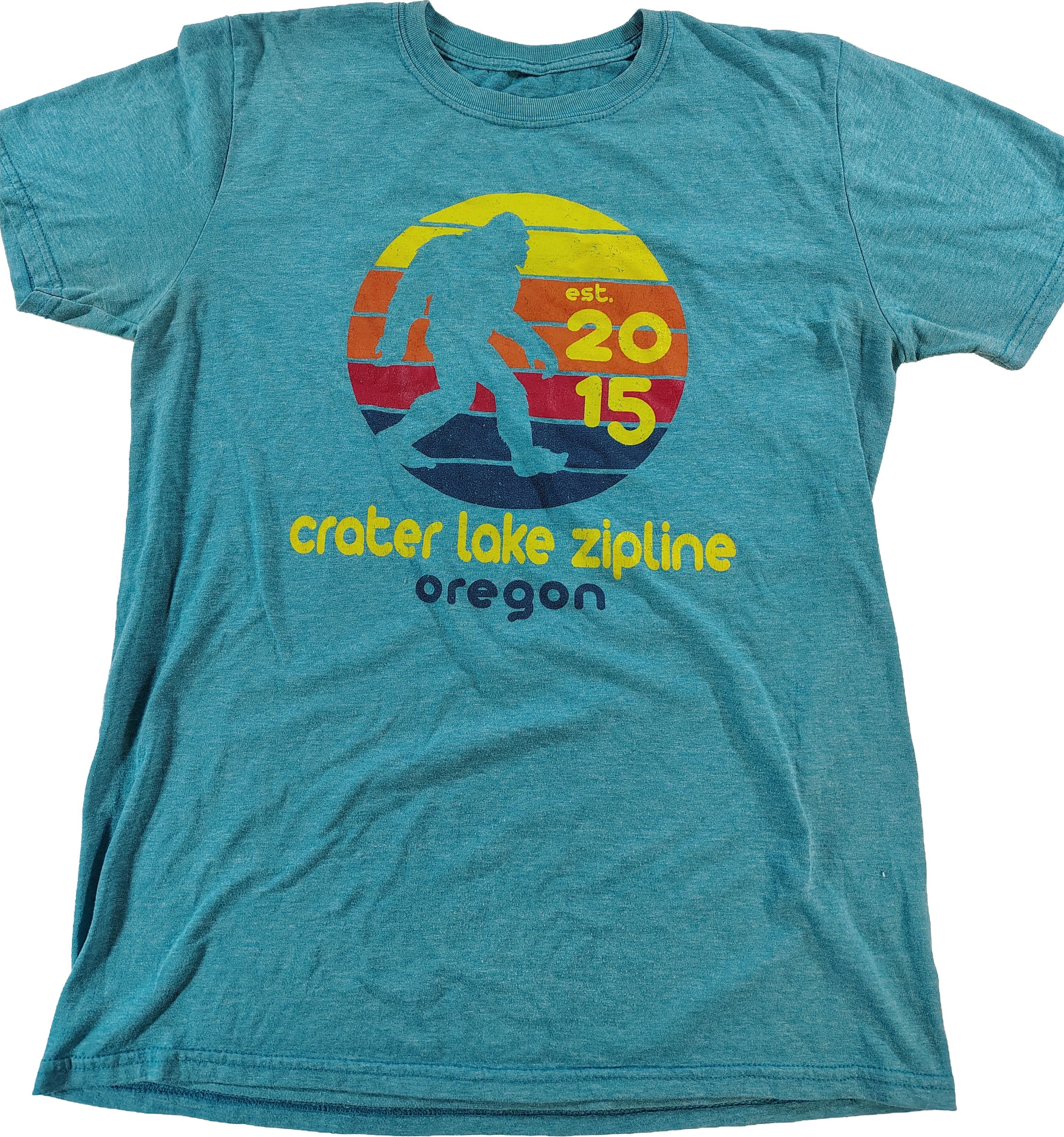 Other Men's XL Bigfoot Crater Lake Zipline Oregon Graphic T-Shirt Size US XL / EU 56 / 4 - 1 Thumbnail