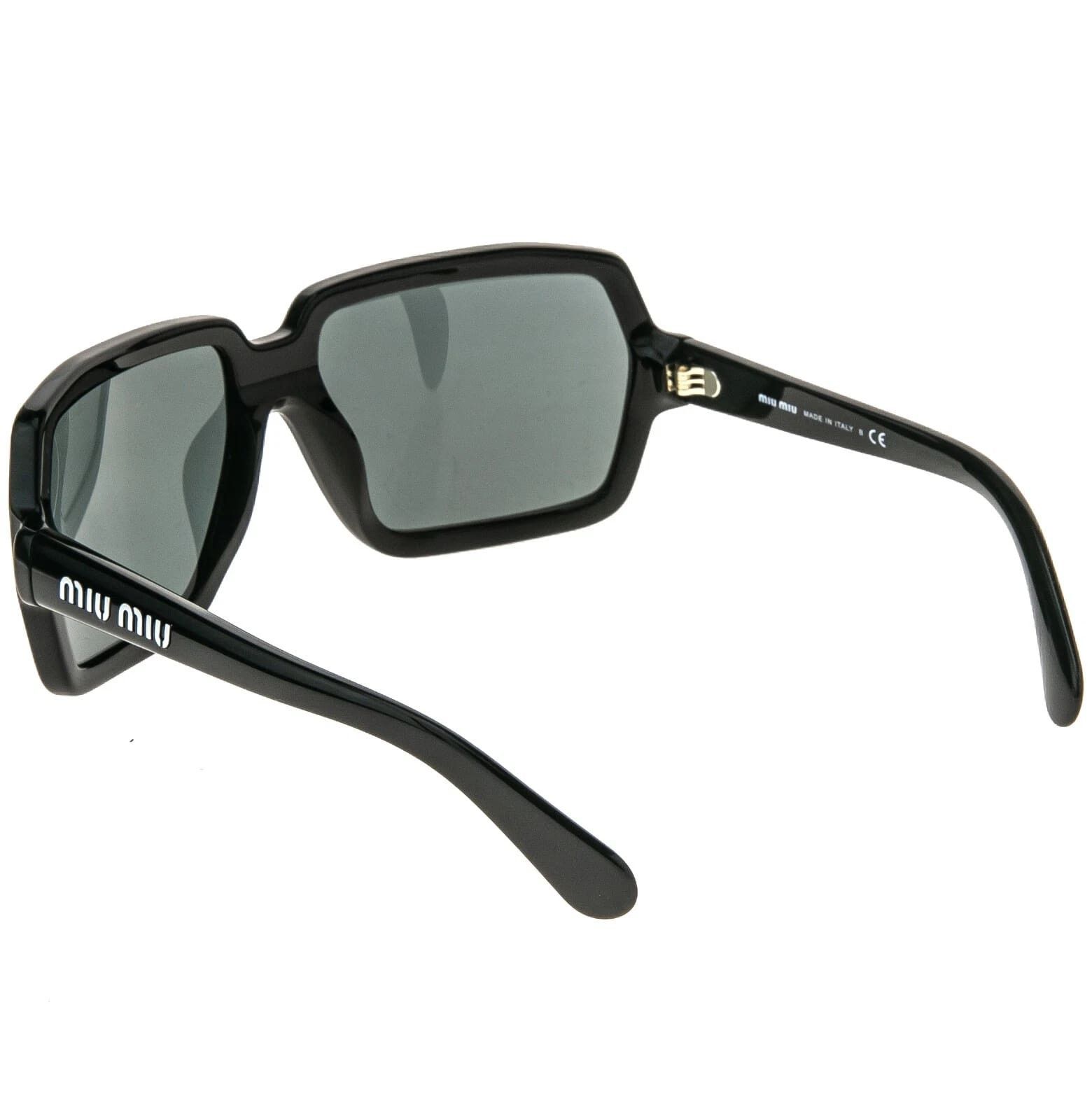 Miu Miu MIU MIU CORE MU06WS Black Geometric Square Fashion 06W Size ONE SIZE - 9 Thumbnail