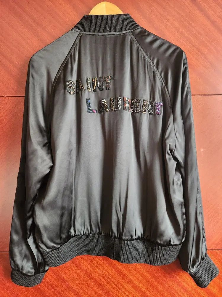 Saint Laurent Paris Sz 50 Saint Laurent Paris Runway Logo Stitches Jacket Size US M / EU 48-50 / 2 - 1 Thumbnail