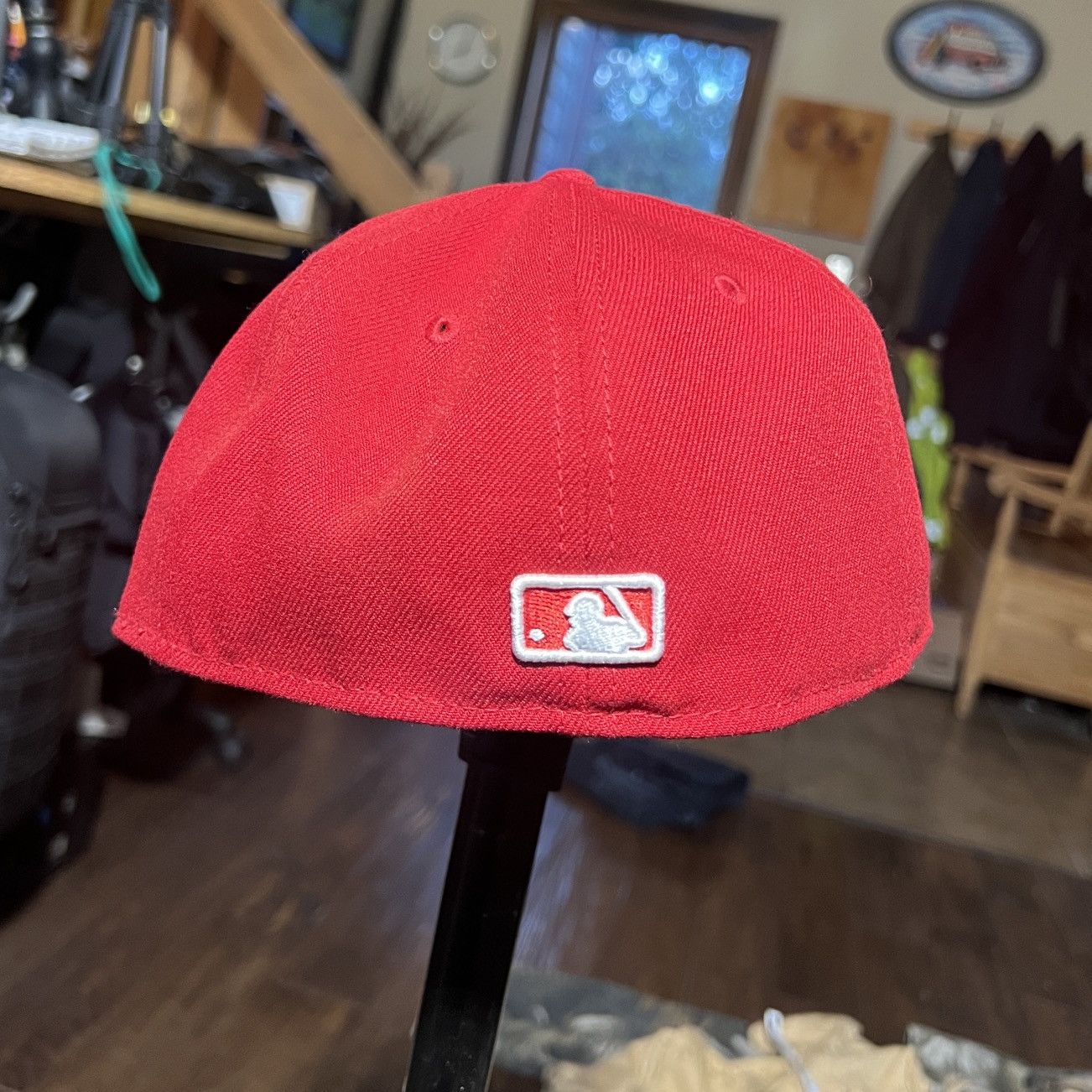 New Era Red Yankees Fitted Hat 7 Size ONE SIZE - 2 Thumbnail