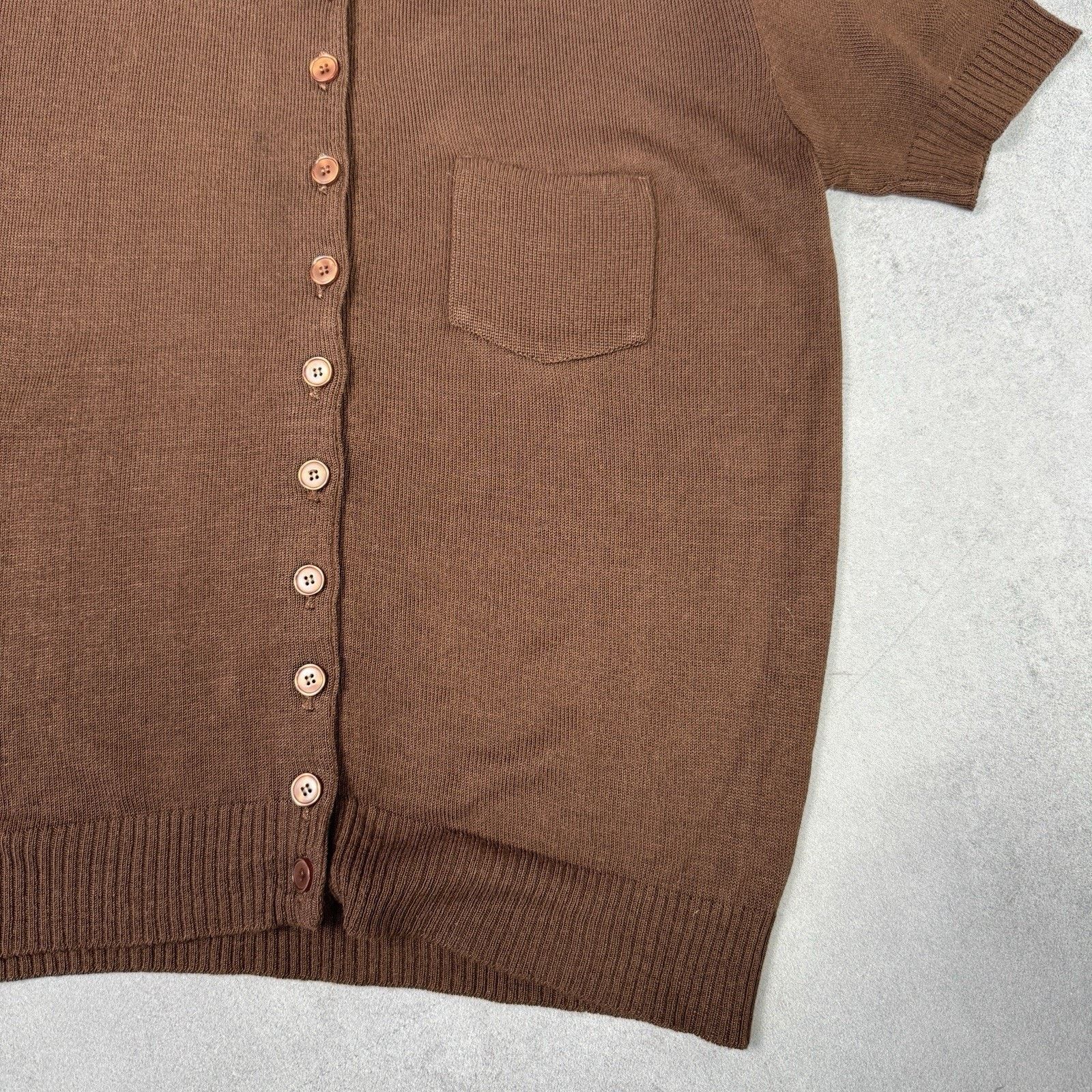 Dolce & Gabbana Vintage Dolce Gabbana Women Brown Sweater Button Up Blouse Size S / US 4 / IT 40 - 9 Thumbnail
