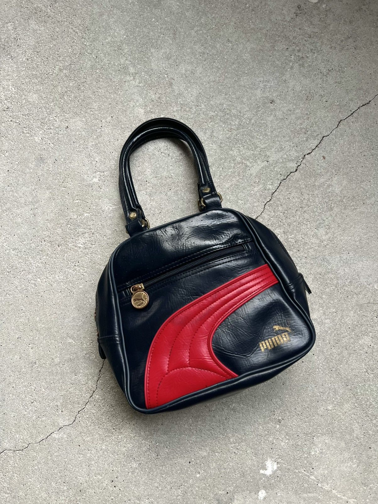 Puma × Vintage Vintage Puma blue Hand bag Y2K opium IfSixWasNine style Size ONE SIZE - 2 Thumbnail
