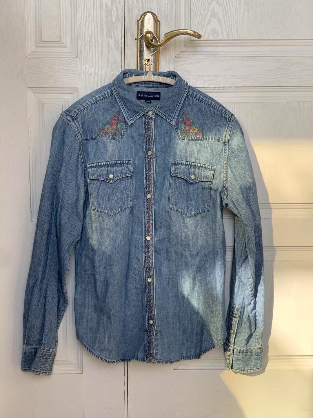 Ralph Lauren Ralph Lauren Vintage Denim Shirt Size M / US 6-8 / IT 42-44 - 1 Thumbnail