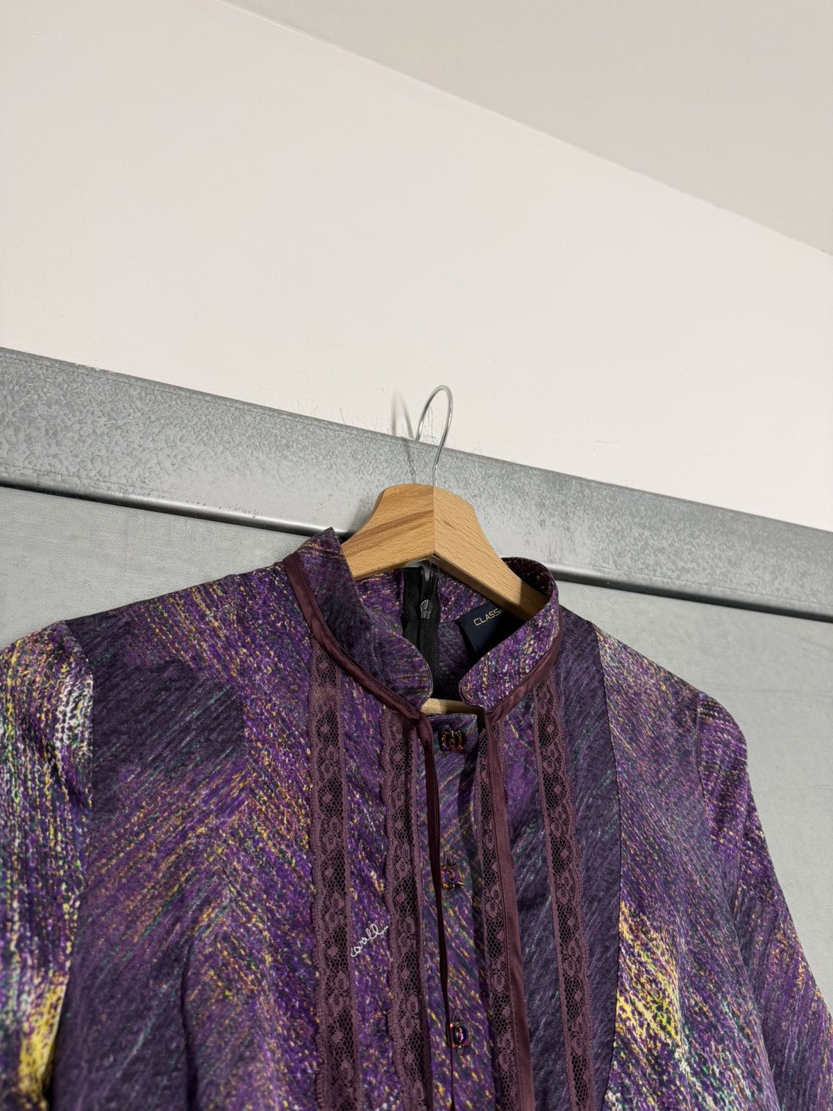 Cavalli Class Vintage 00s Roberto Cavalli Class Silk Dress Size M / US 6-8 / IT 42-44 - 4 Thumbnail