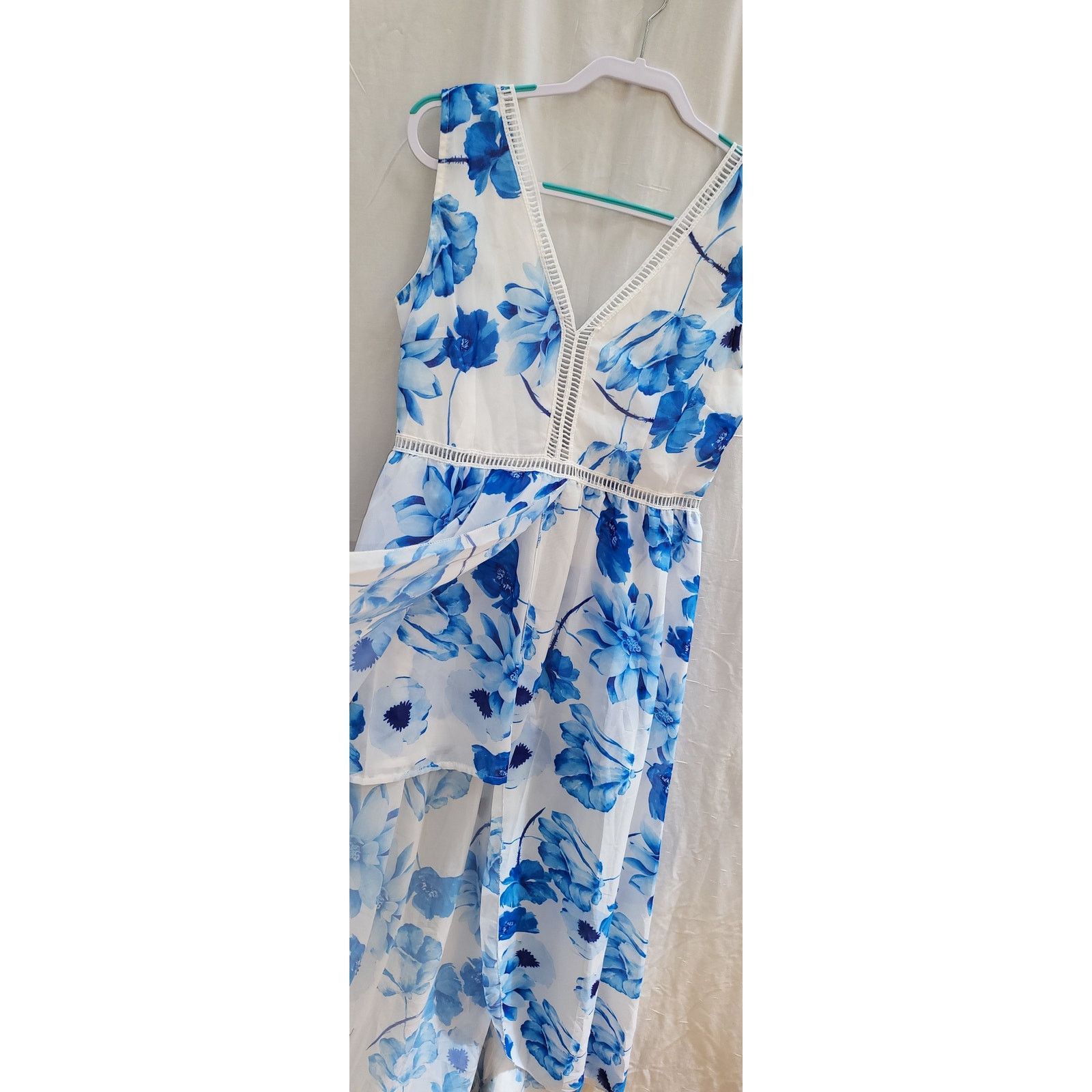 Other Blue floral dress with attached mini skirt size Xlarge Size XL / US 12-14 / IT 48-50 - 3 Thumbnail