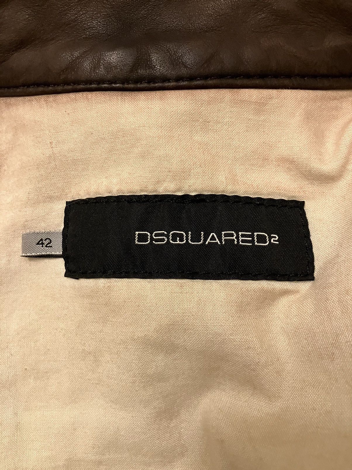 Dsquared2 Dsquared FW 2003 Shearling Collar Jacket FW03 AW03 AW2003 Size US S / EU 44-46 / 1 - 4 Thumbnail