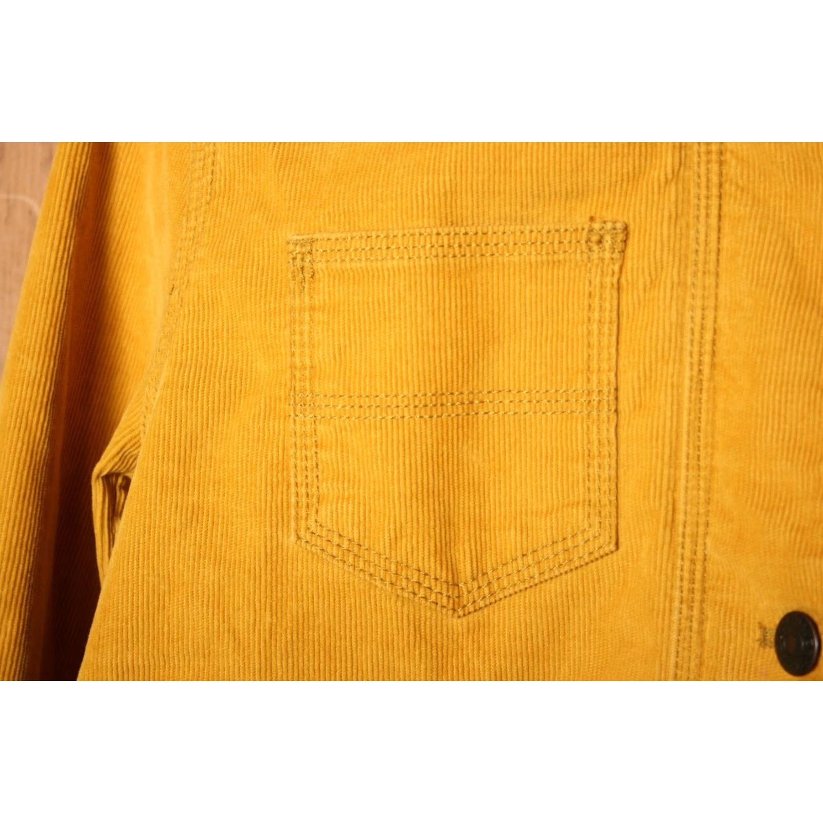 Eddie Bauer EDDIE BAUER Jacket Women's M Corduroy Utility Yellow Fall 2013 Shirt? Size M / US 6-8 / IT 42-44 - 4 Thumbnail