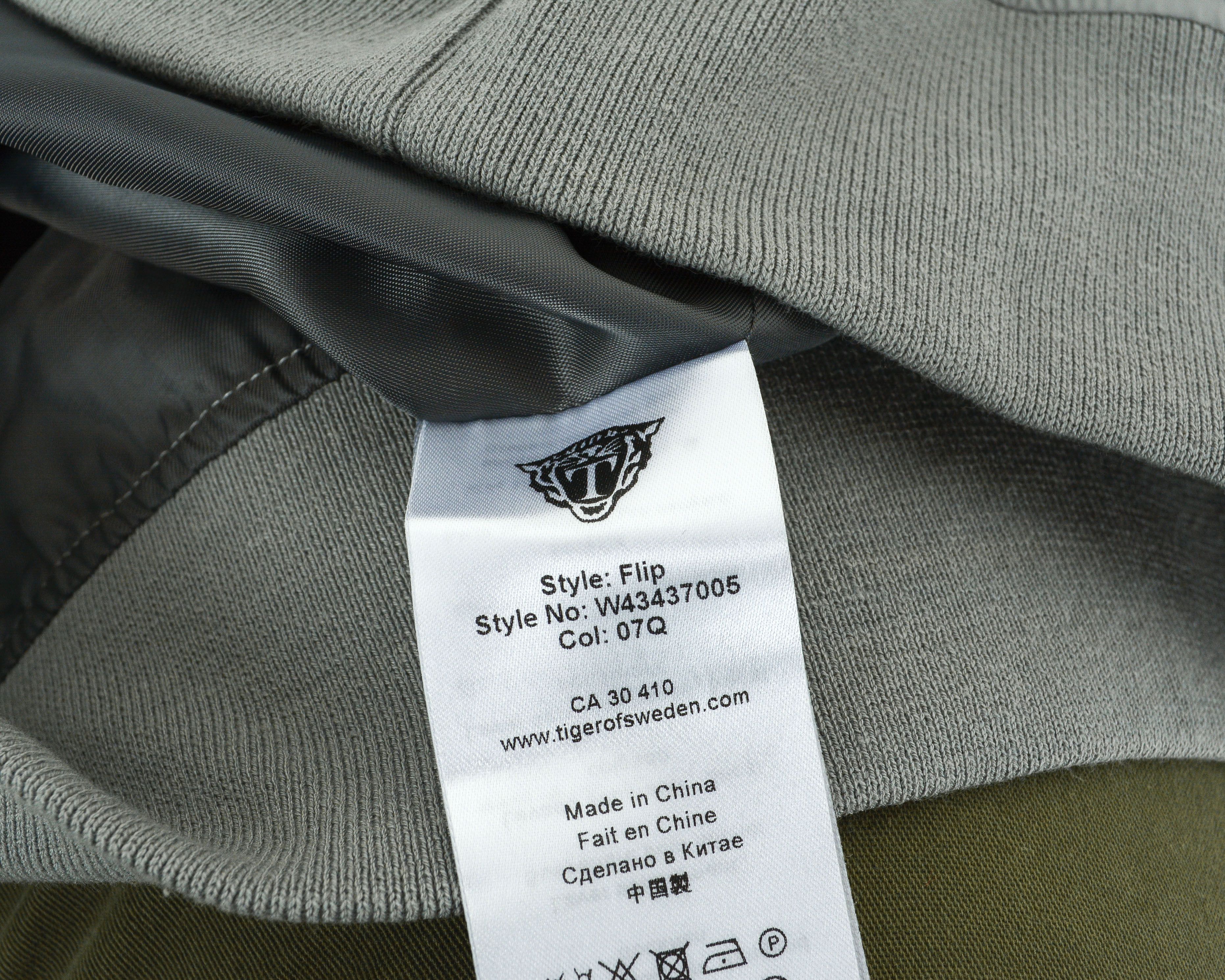 Tiger of Sweden Windbreaker M Bomber Jacket Grey Nylon Zip Coat Aviator Size US M / EU 48-50 / 2 - 4 Thumbnail