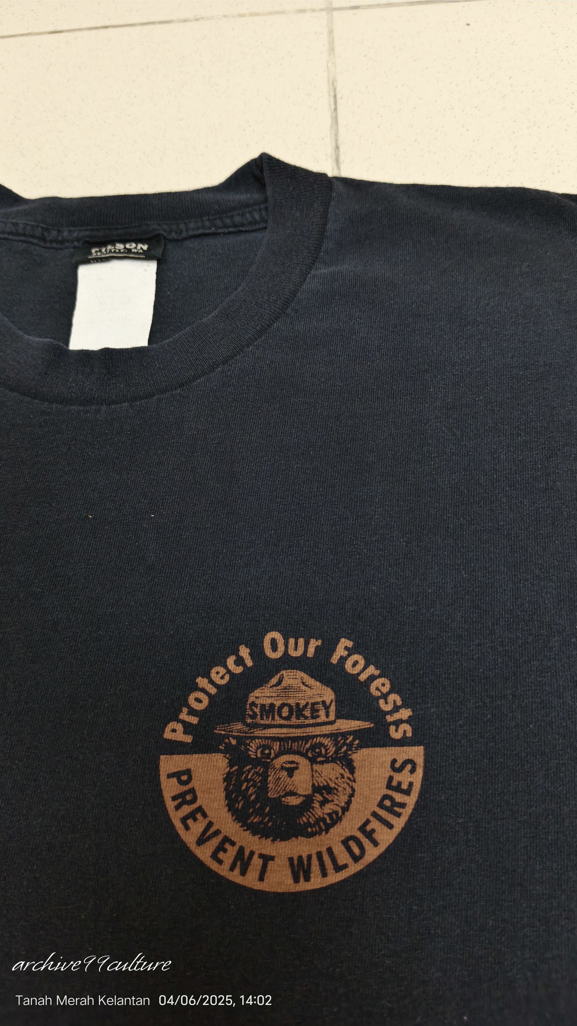 Filson × Vintage FILSON x SMOKEY BEAR PREVENT WILDFIRES t-shirt Size US XL / EU 56 / 4 - 9 Thumbnail