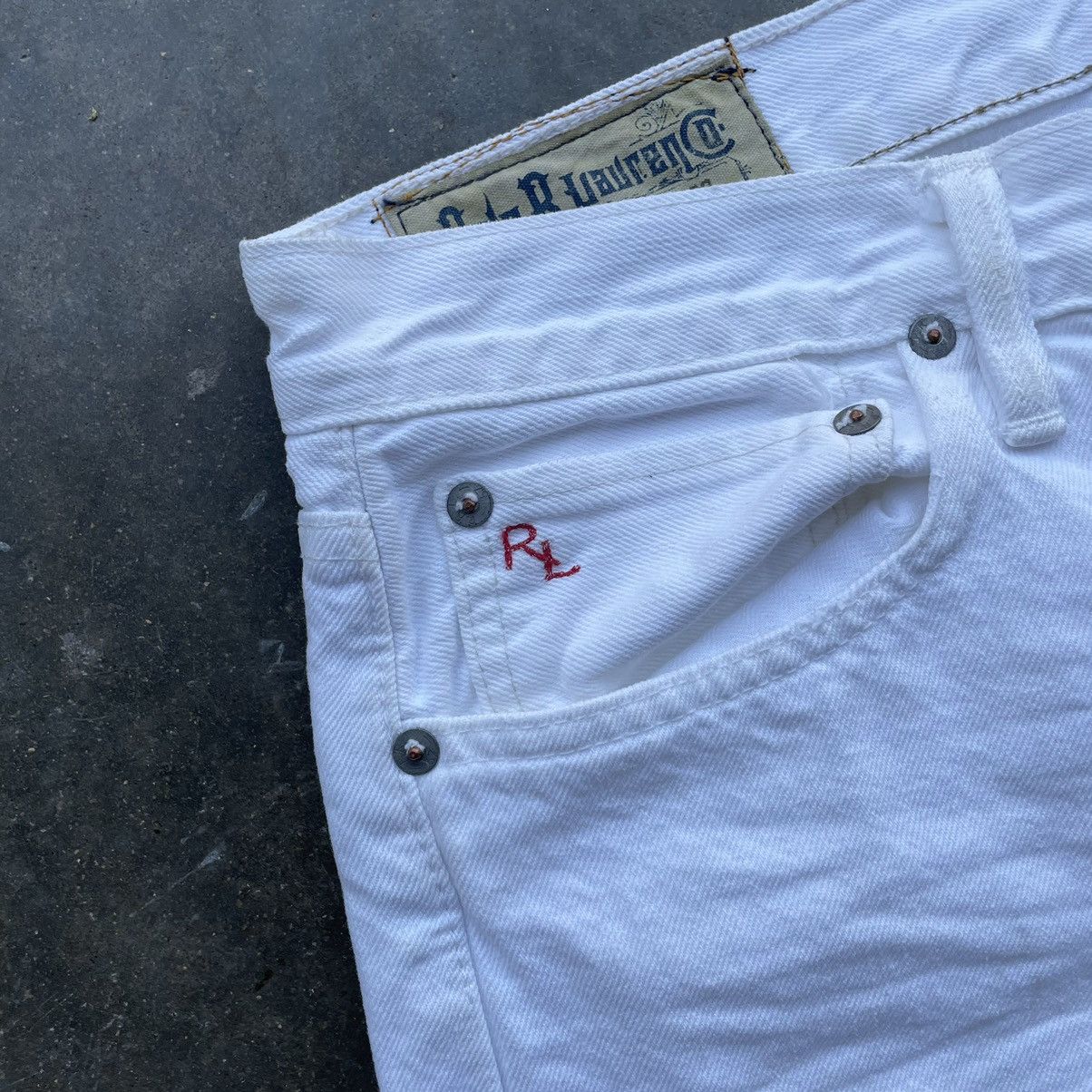 Polo Ralph Lauren × Vintage Polo Ralph Lauren White Denim Pants Size US 34 / EU 50 - 5 Thumbnail