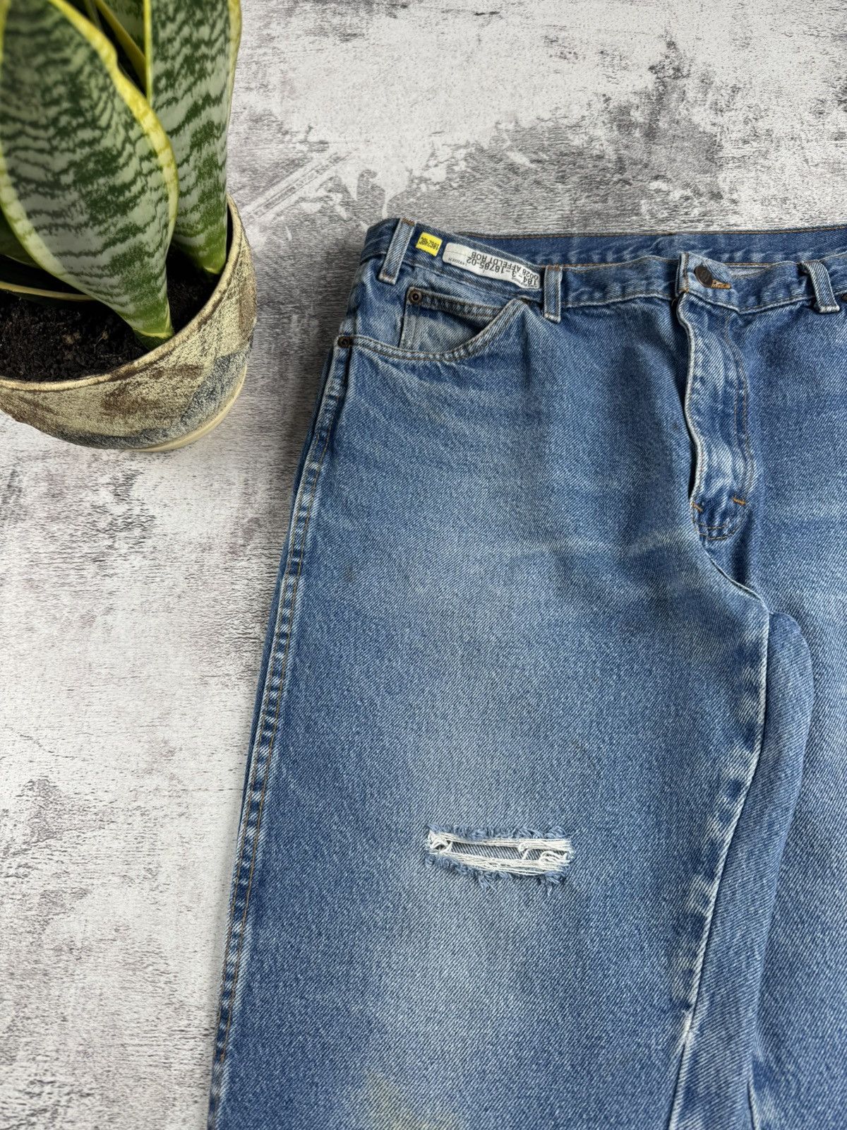 Dickies Faded Dickies Work Y2K Very Worn Denim 38/32 Jeans Pants Size US 38 / EU 54 - 9 Thumbnail
