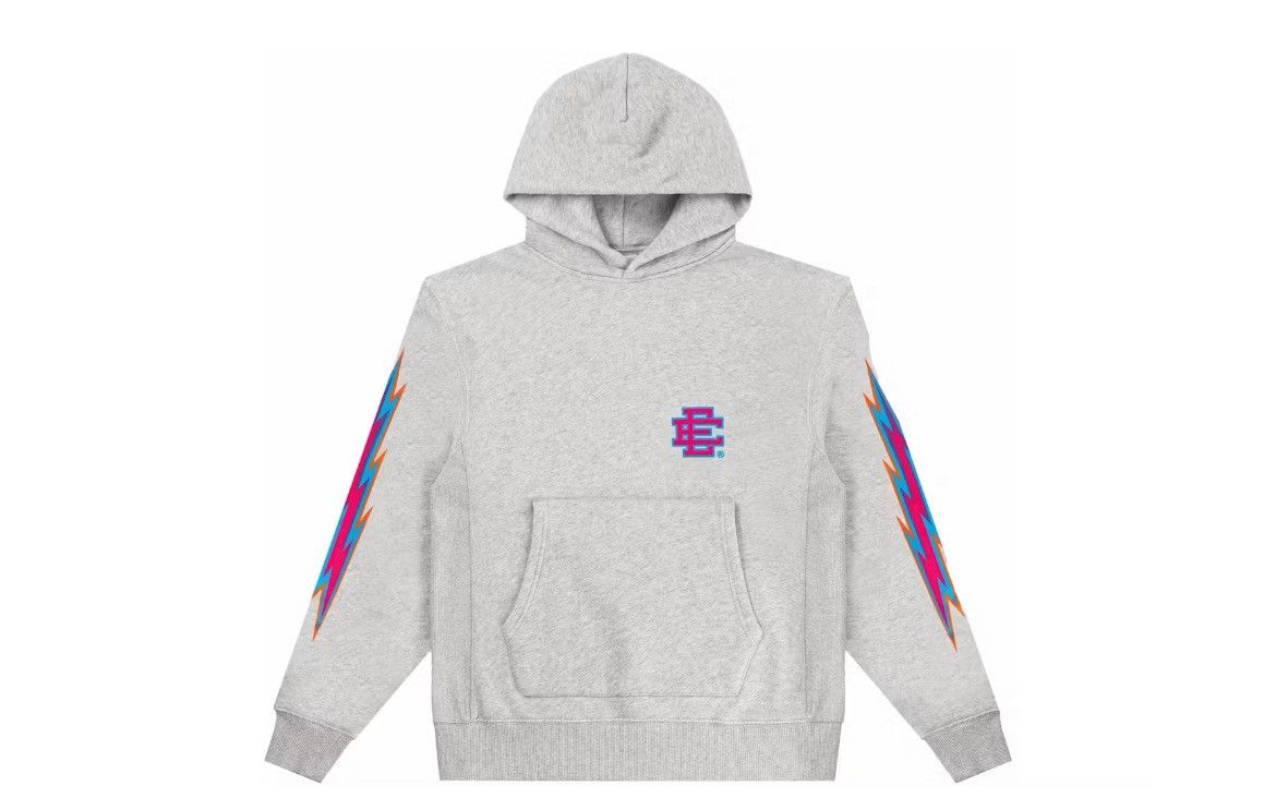 Eric Emanuel Eric Emanuel EE grey purple lightning bolt hoodie large Size US L / EU 52-54 / 3 - 1 Thumbnail