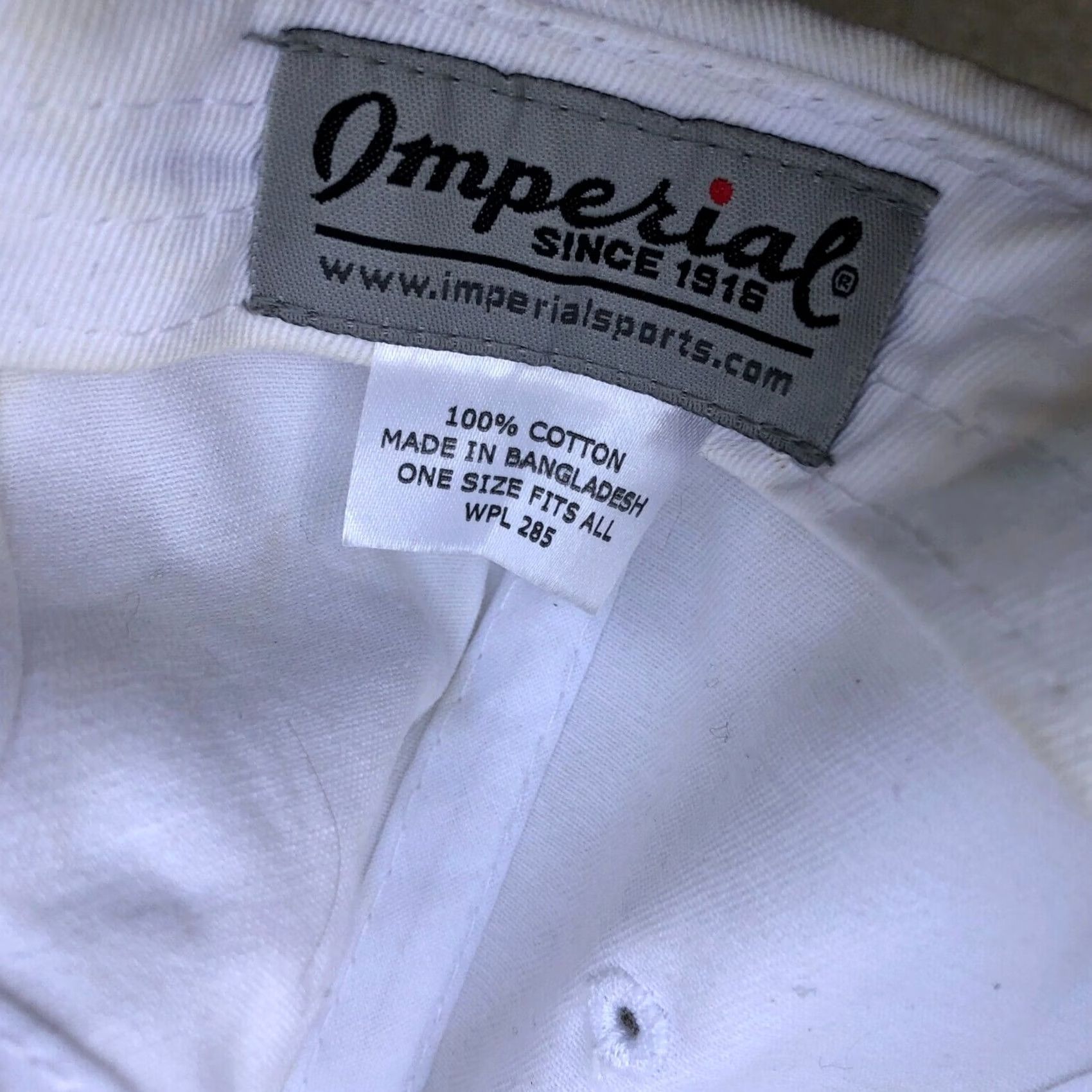 Imperial IMPERIAL 121ST US Open Torrey Pines Hat Men's USA America Cap White Adjustable Baseball Cap Men One Size Cotton Front USA Flag Decade 2000s 90s Size ONE SIZE - 5 Thumbnail