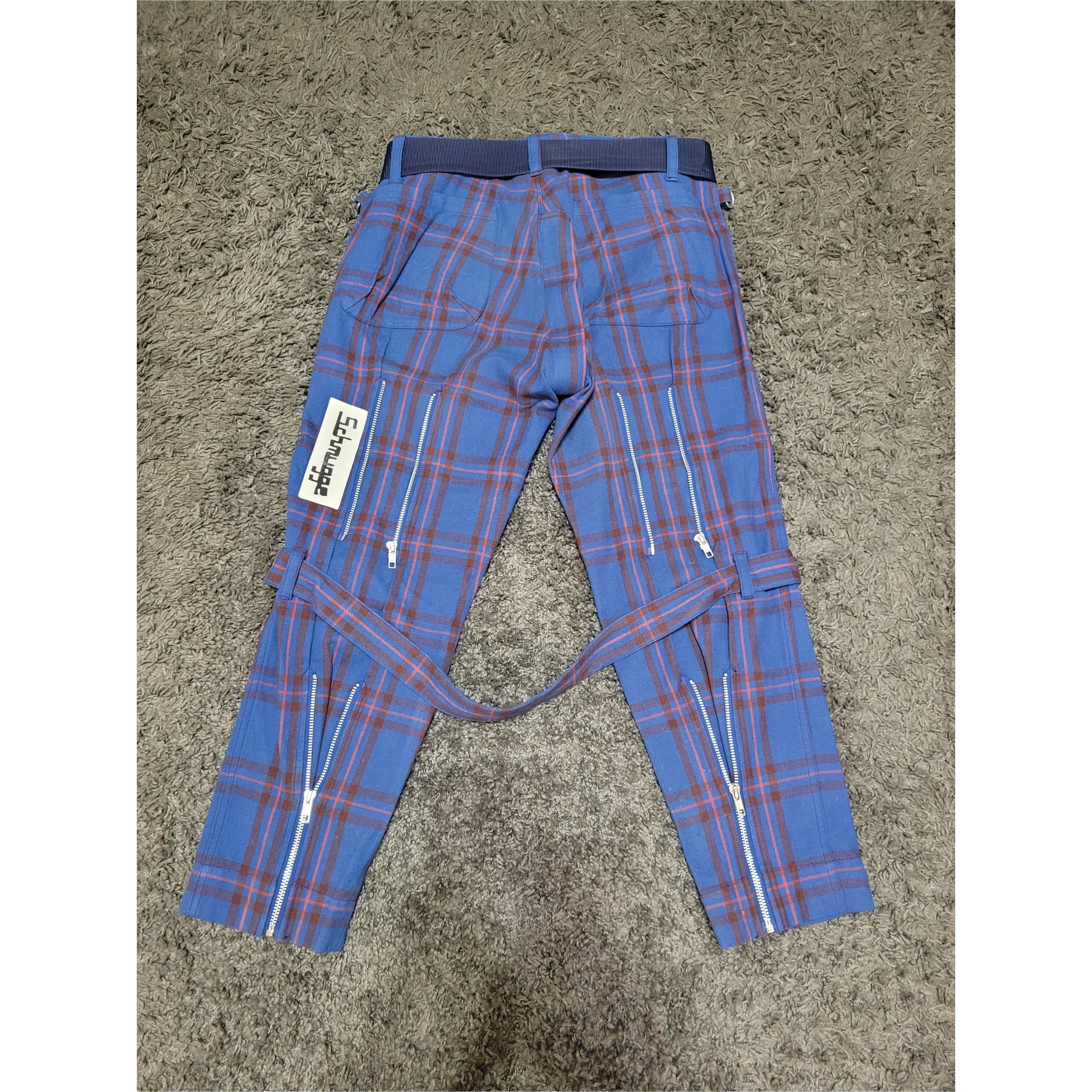 PEEL&LIFT PEEL&LIFT ELLIOT TARTAN PLAID BONDAGE PANTS MODERN KILT Size US 34 / EU 50 - 2 Thumbnail