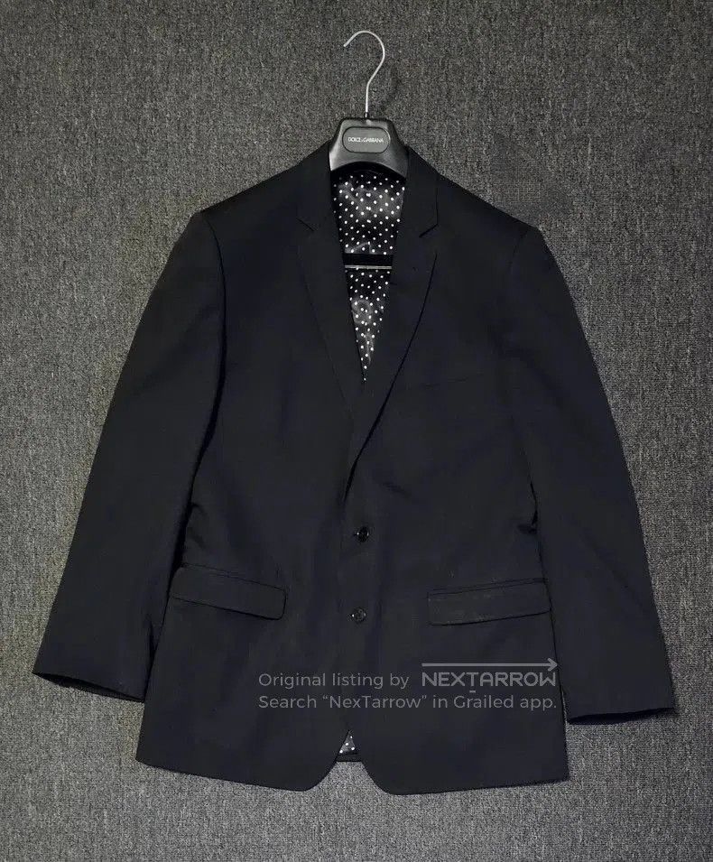 Dolce & Gabbana Dolce&Gabbana Black Wool Blazer. Size US L / EU 52-54 / 3 - 1 Thumbnail