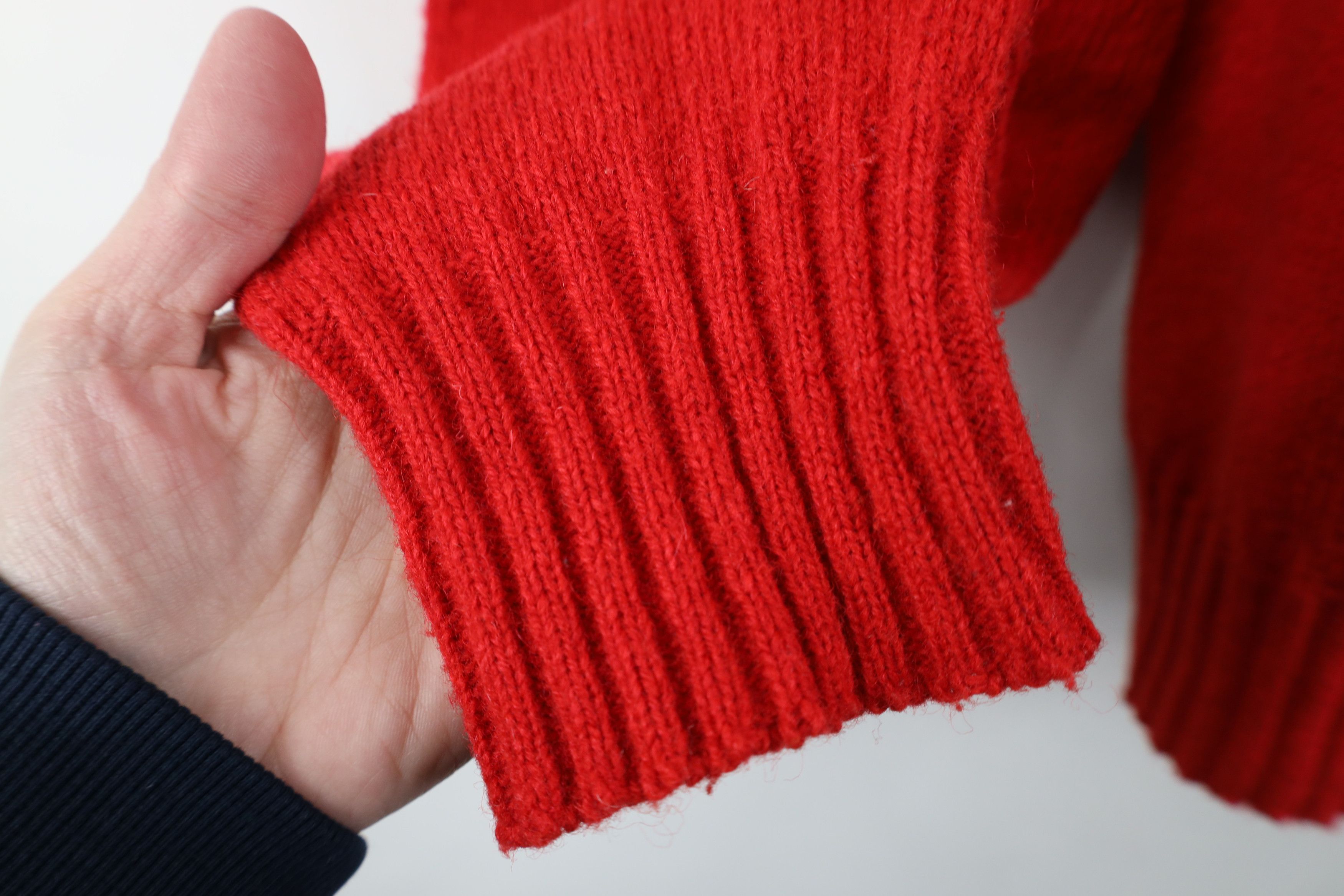 Vintage Vintage 70s Streetwear Wool Knit Crewneck Sweater Red USA Size US S / EU 44-46 / 1 - 6 Thumbnail