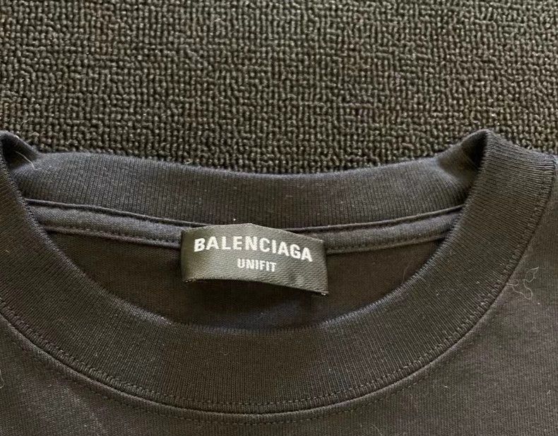 Balenciaga Balenciaga Black Scissor Short Sleeve Size US L / EU 52-54 / 3 - 3 Thumbnail