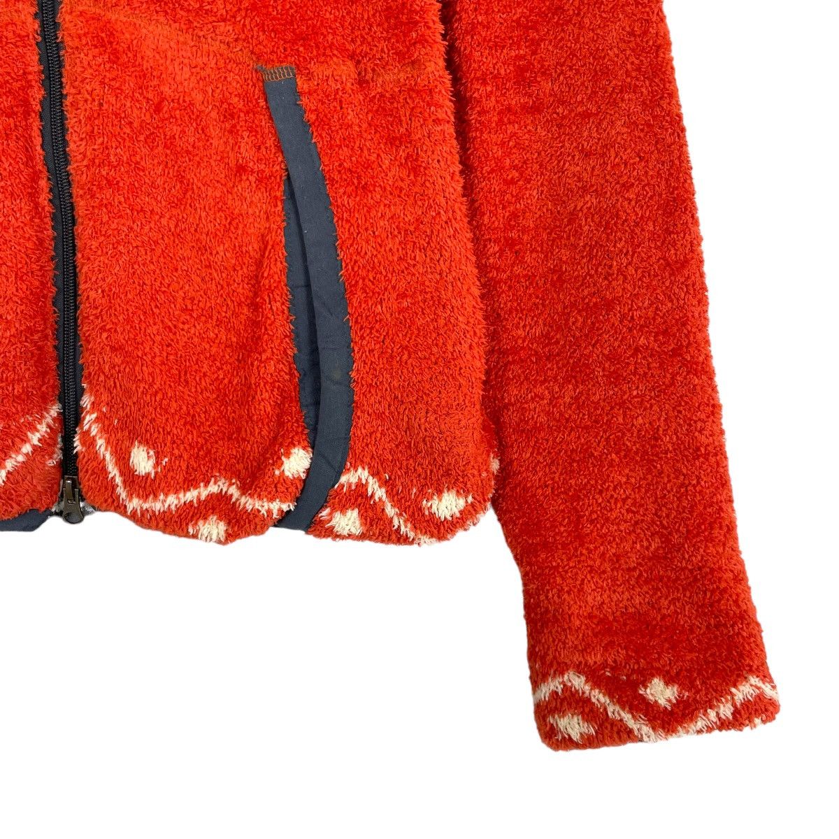 Japanese Brand Vintage Kriff Mayer Fleece Sherpa Jacket Hoodie Navajo Style Size US M / EU 48-50 / 2 - 3 Thumbnail