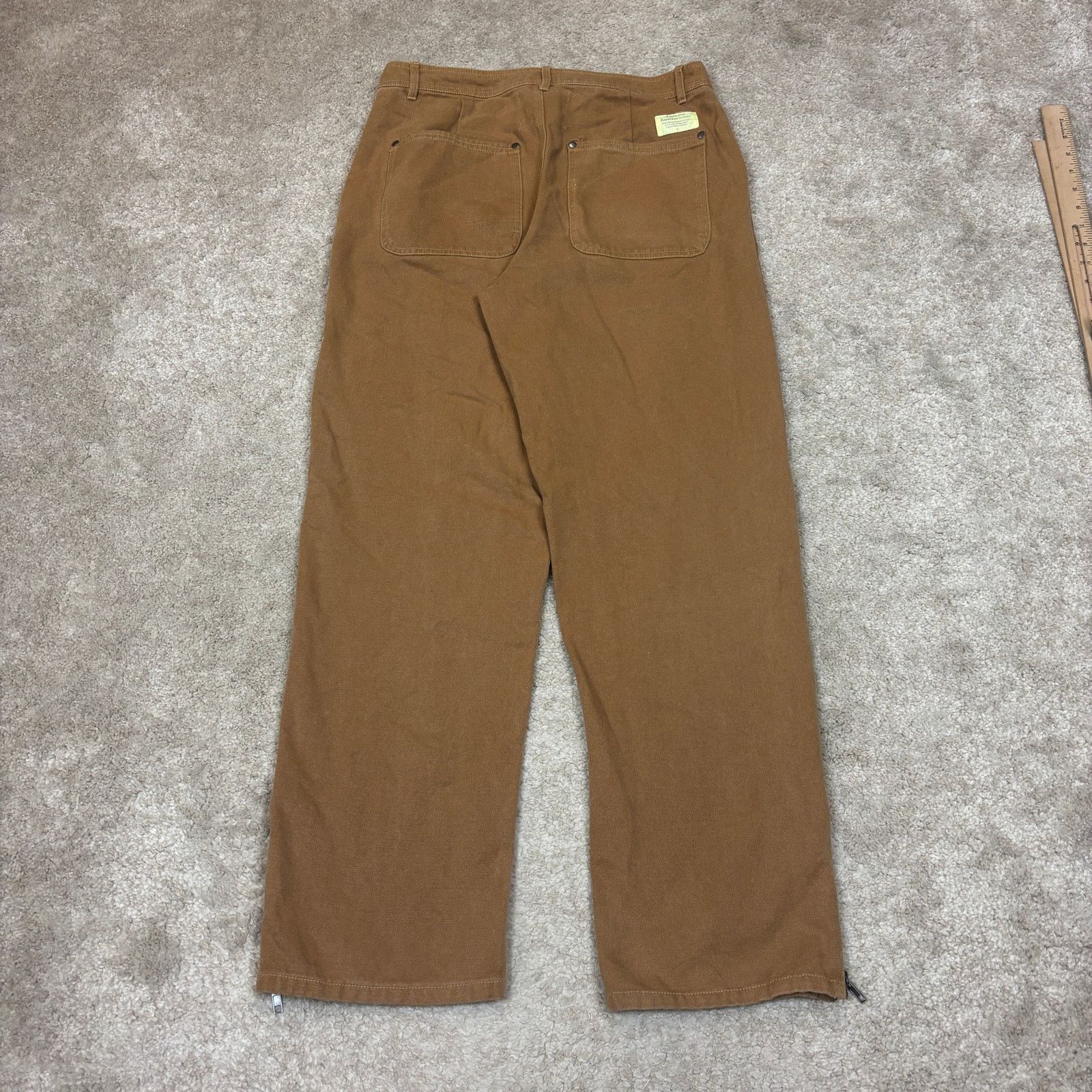 Other Supervsn Studios Double Knee Work Pants Men's Small (32x29) Size US 32 / EU 48 - 3 Thumbnail