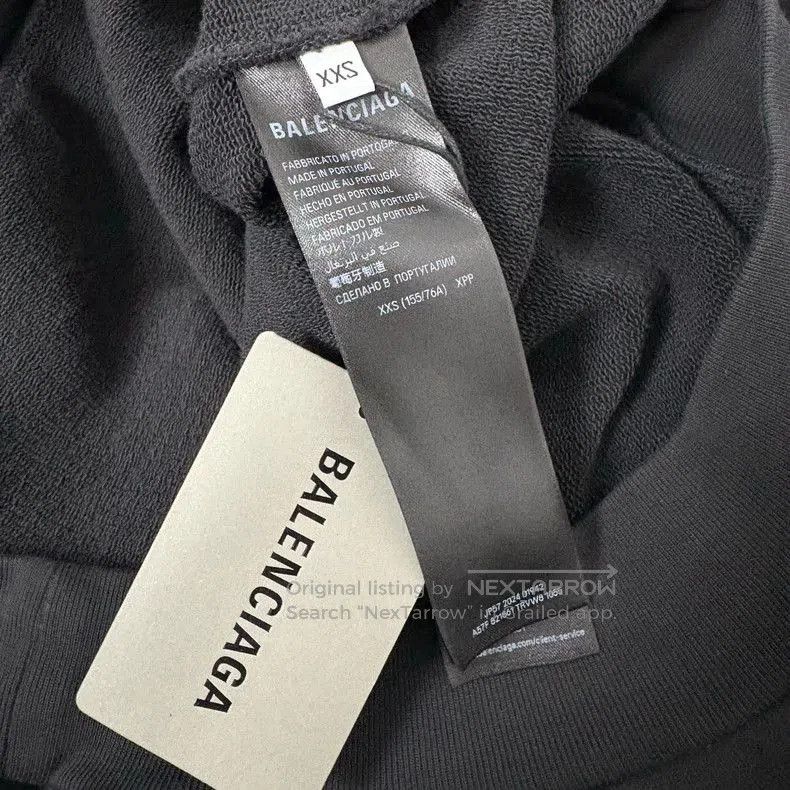 Balenciaga Balenciaga Loop Basketball Logo Sweatshirt. Size US XXS / EU 40 - 4 Thumbnail