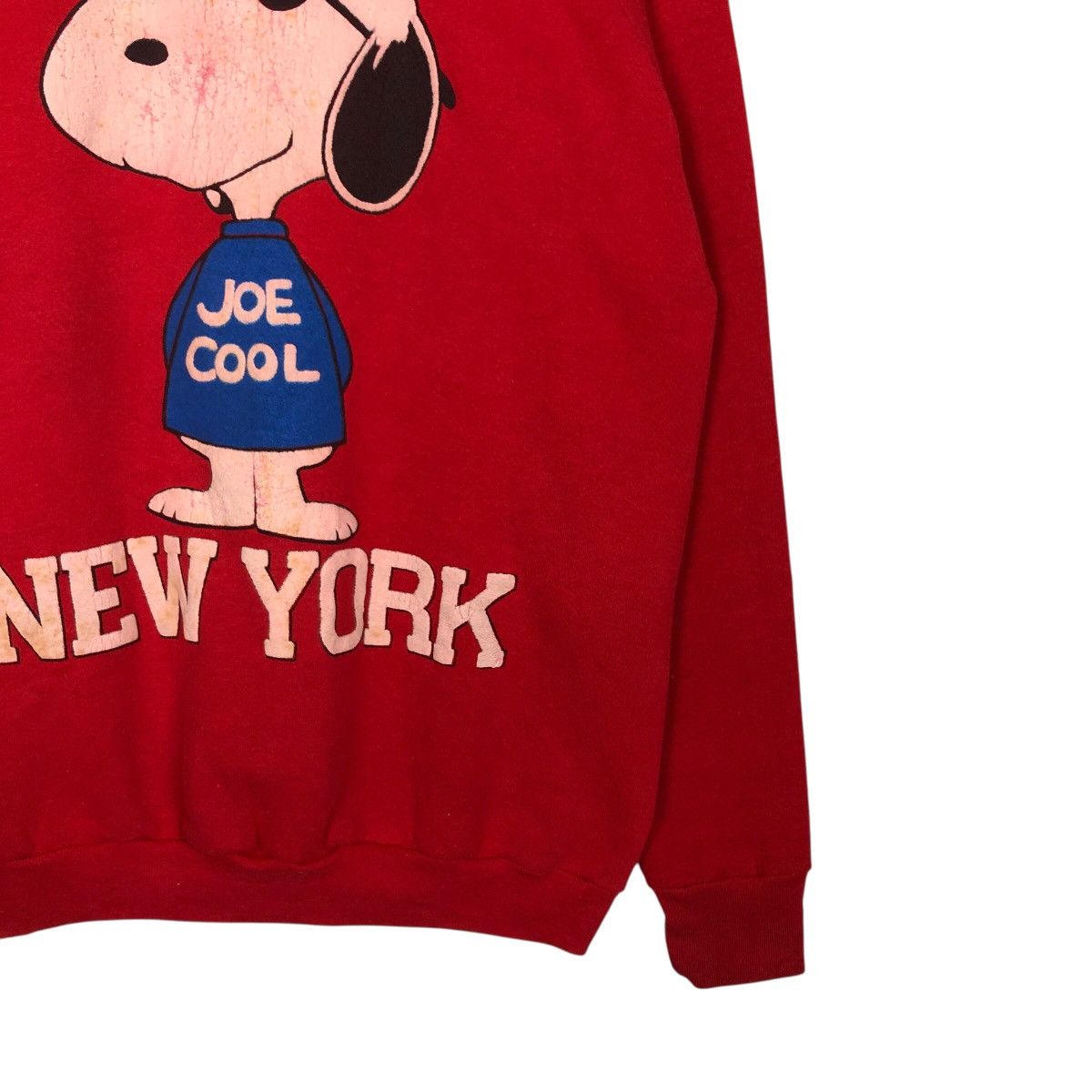 Vintage Vintage 80s Snoopy Joe Cool New York Sweatshirt USA Pullover Size US XL / EU 56 / 4 - 6 Thumbnail