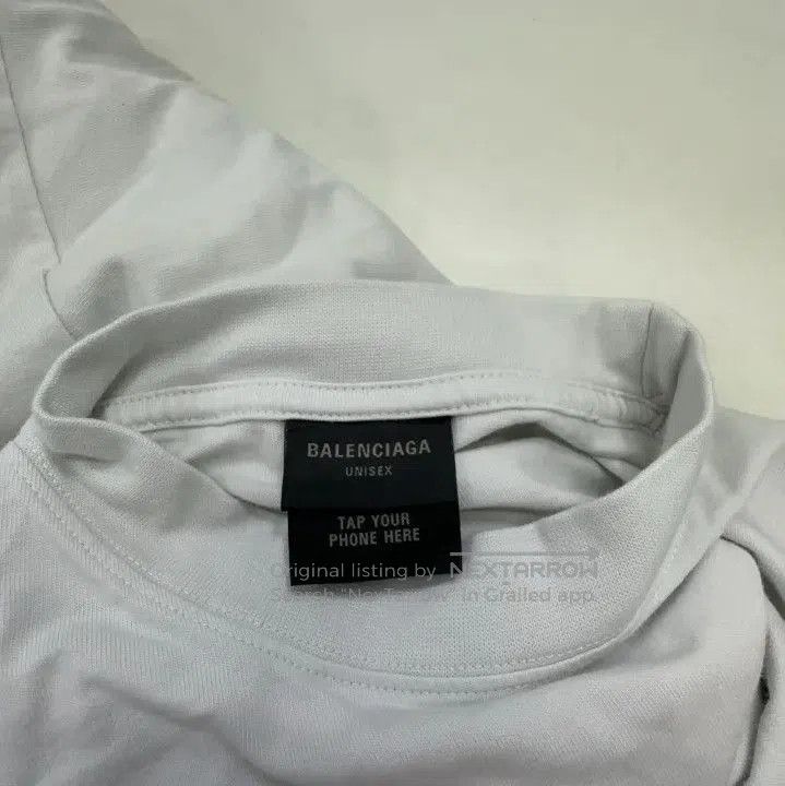 Balenciaga Balenciaga Embroidered Logo Short Sleeve T-Shirt. Size US M / EU 48-50 / 2 - 3 Thumbnail