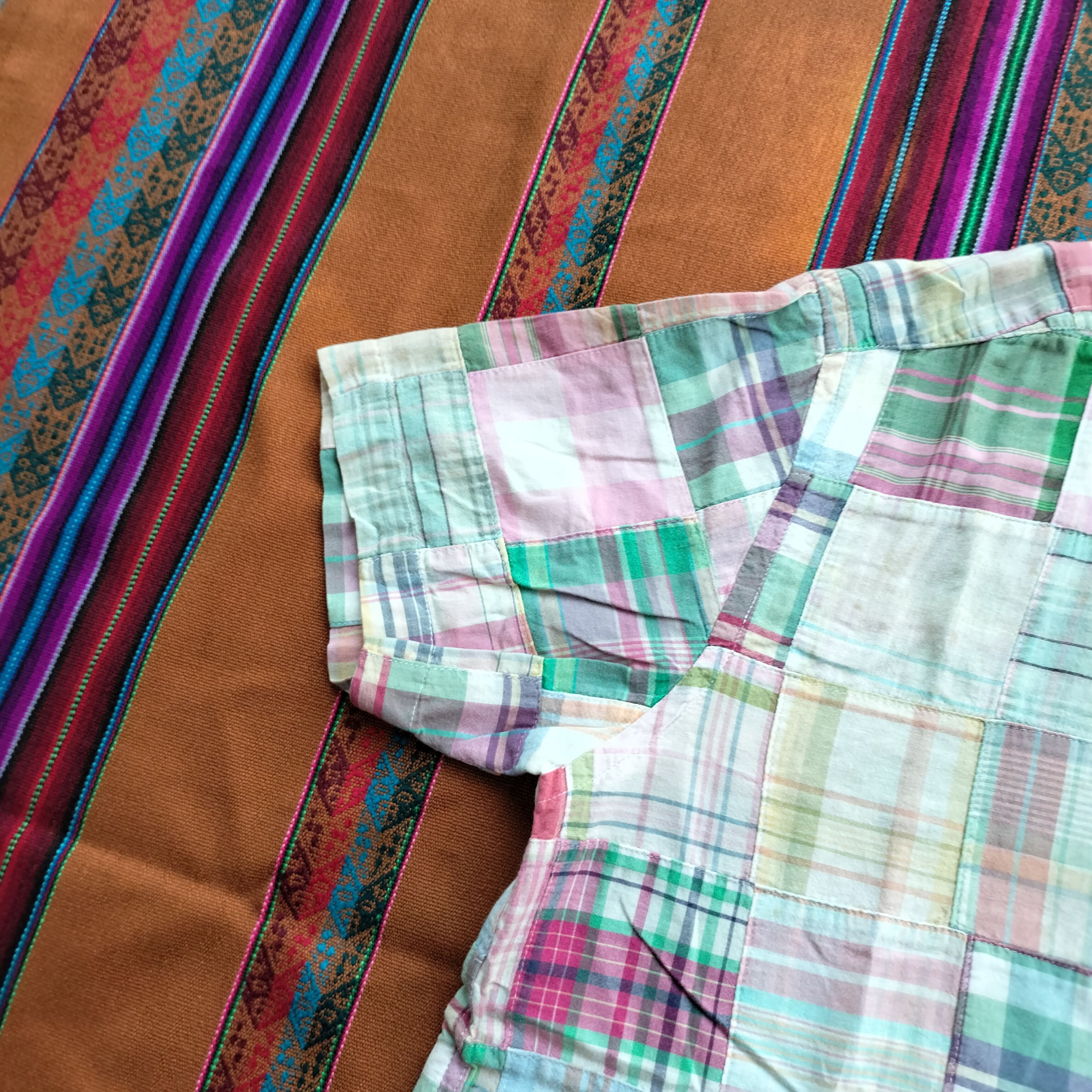 Beams Plus Beams plus patchwork ss shirt Size US S / EU 44-46 / 1 - 4 Thumbnail