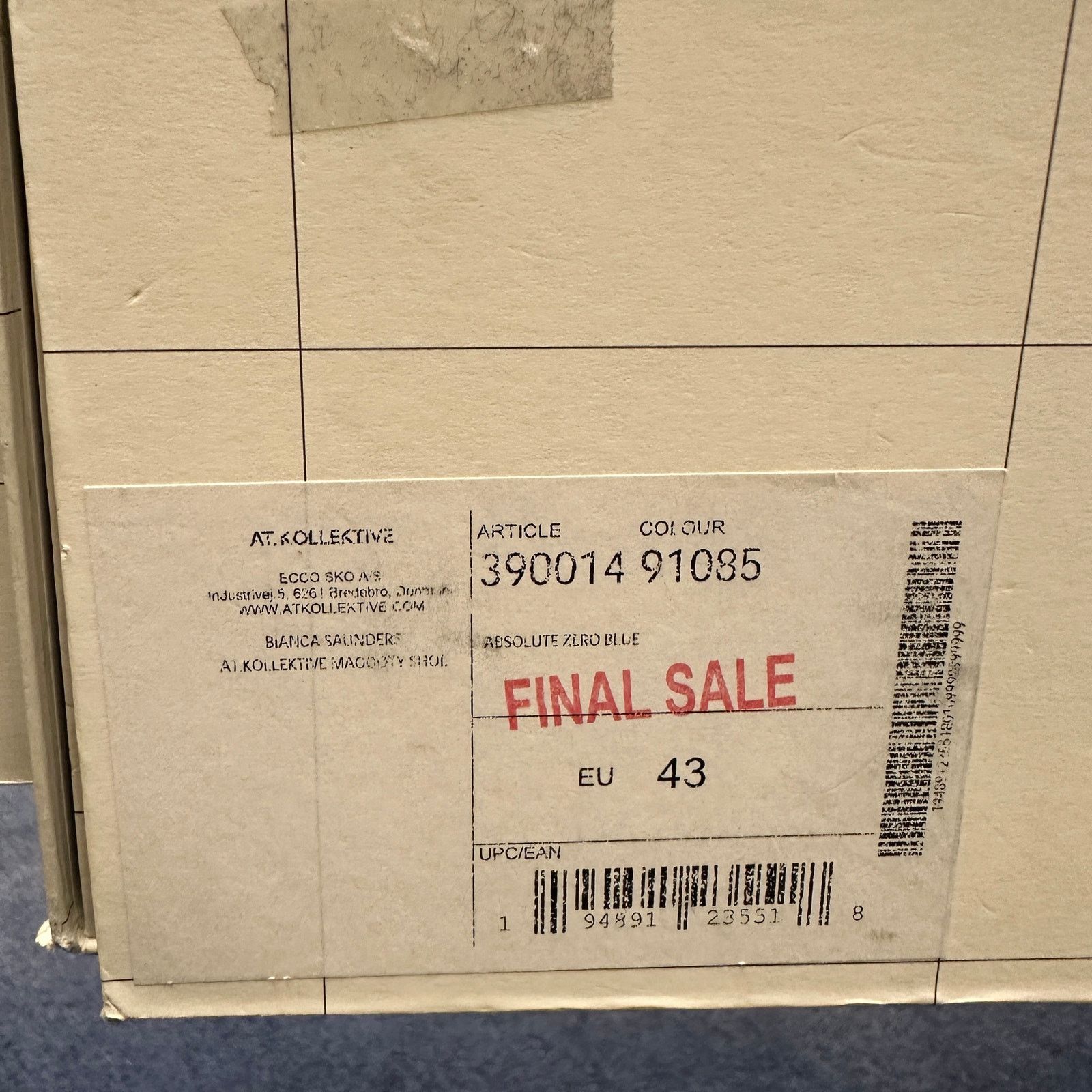 Ecco ECCO KOLLECTIVE X BIANCA SAUNDERS 43 ED MAGGOTY LOAFER BLUE Size US 10 / EU 43 - 5 Thumbnail