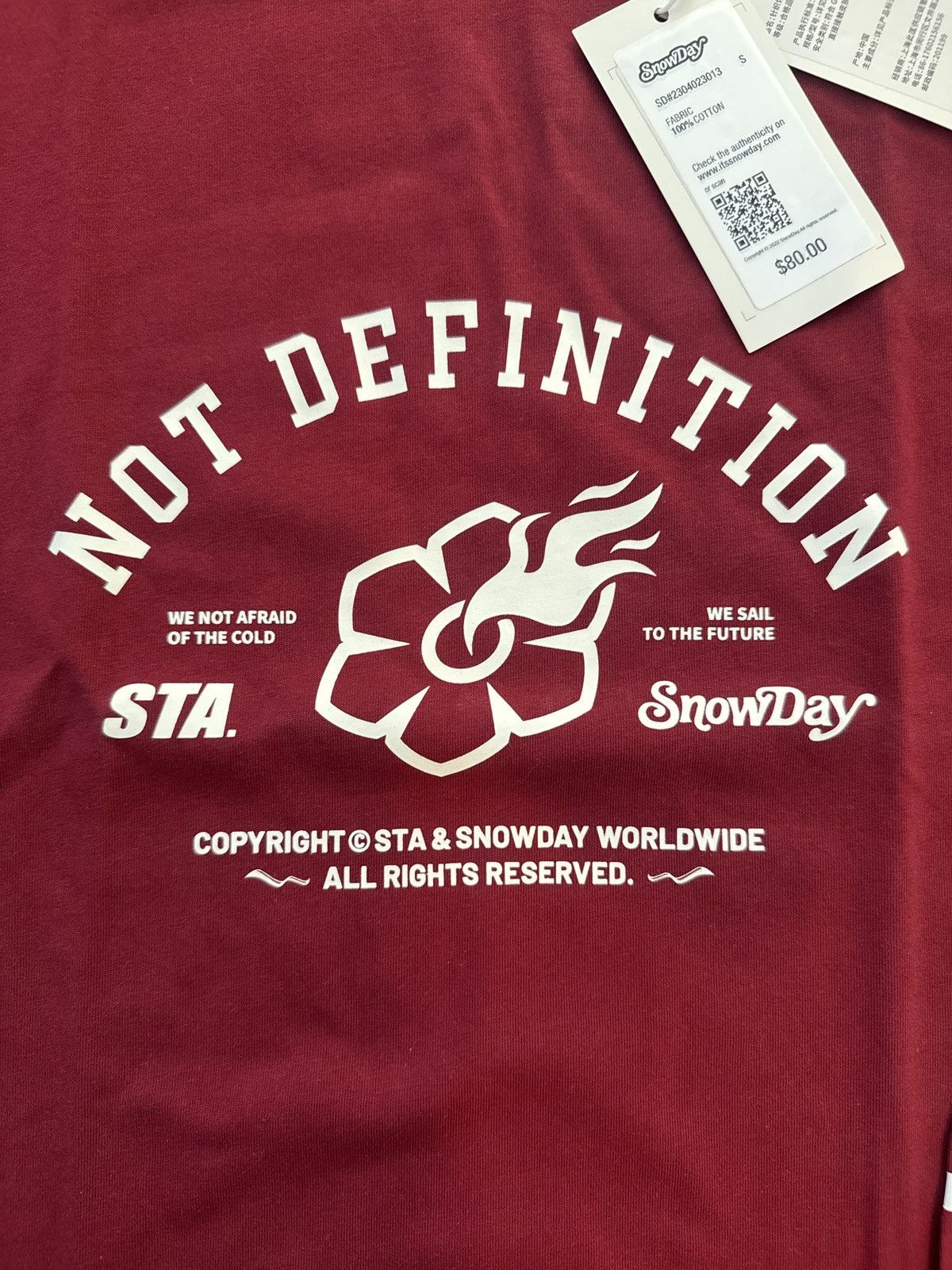 Snowday Snowday Long Sleeve Tee - Size Small - BRAND NEW! Size US S / EU 44-46 / 1 - 3 Thumbnail