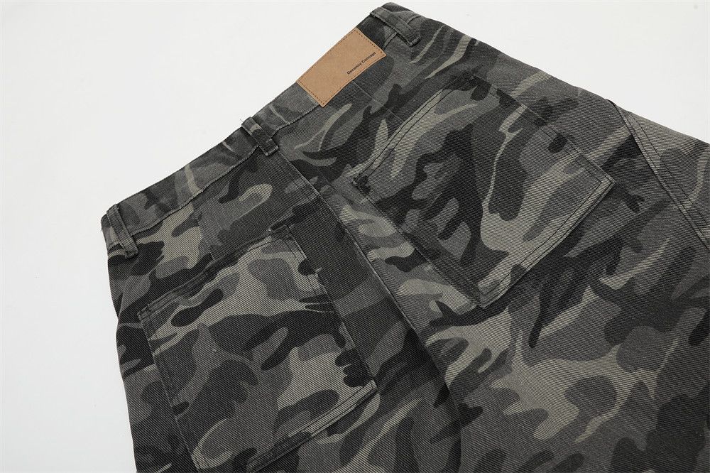 Japanese Brand × Jean Camouflage men's loose wide-leg workwear machete jeans Size US 32 / EU 48 - 5 Thumbnail
