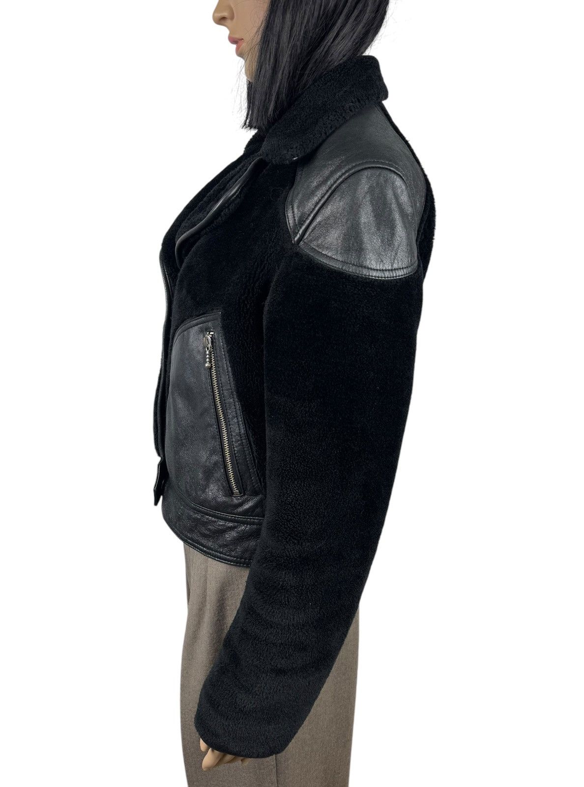 Allsaints All Saints Zola Lux Jacket Sheep Leather Teddy size US6 UK10 Size M / US 6-8 / IT 42-44 - 5 Thumbnail