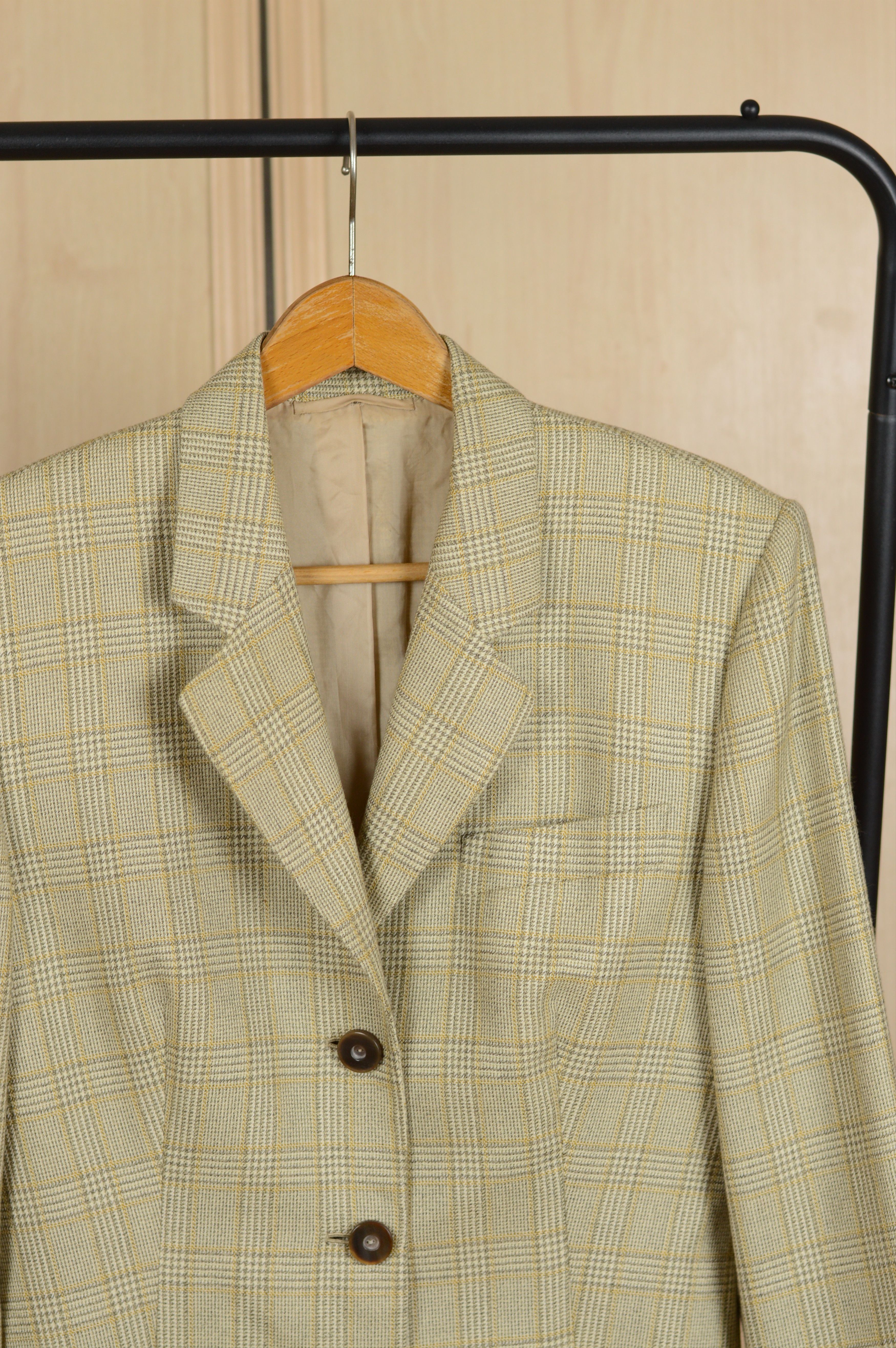 Kiton Kiton Cahsmere Checkered Blazer Size L / US 10 / IT 46 - 2 Thumbnail