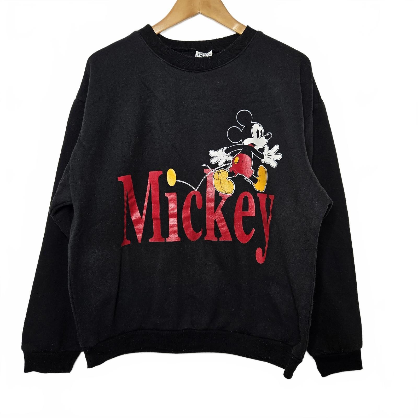 Disney Vintage Mickey Mouse Sweatshirt Size US L / EU 52-54 / 3 - 1 Thumbnail