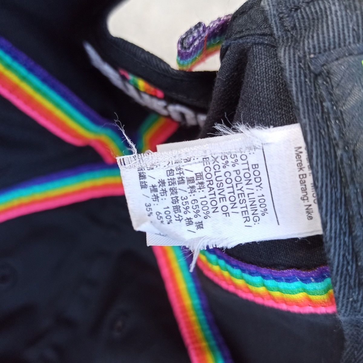 Nike LGBTQ flag designer x nike archival hat Size ONE SIZE - 20 Thumbnail