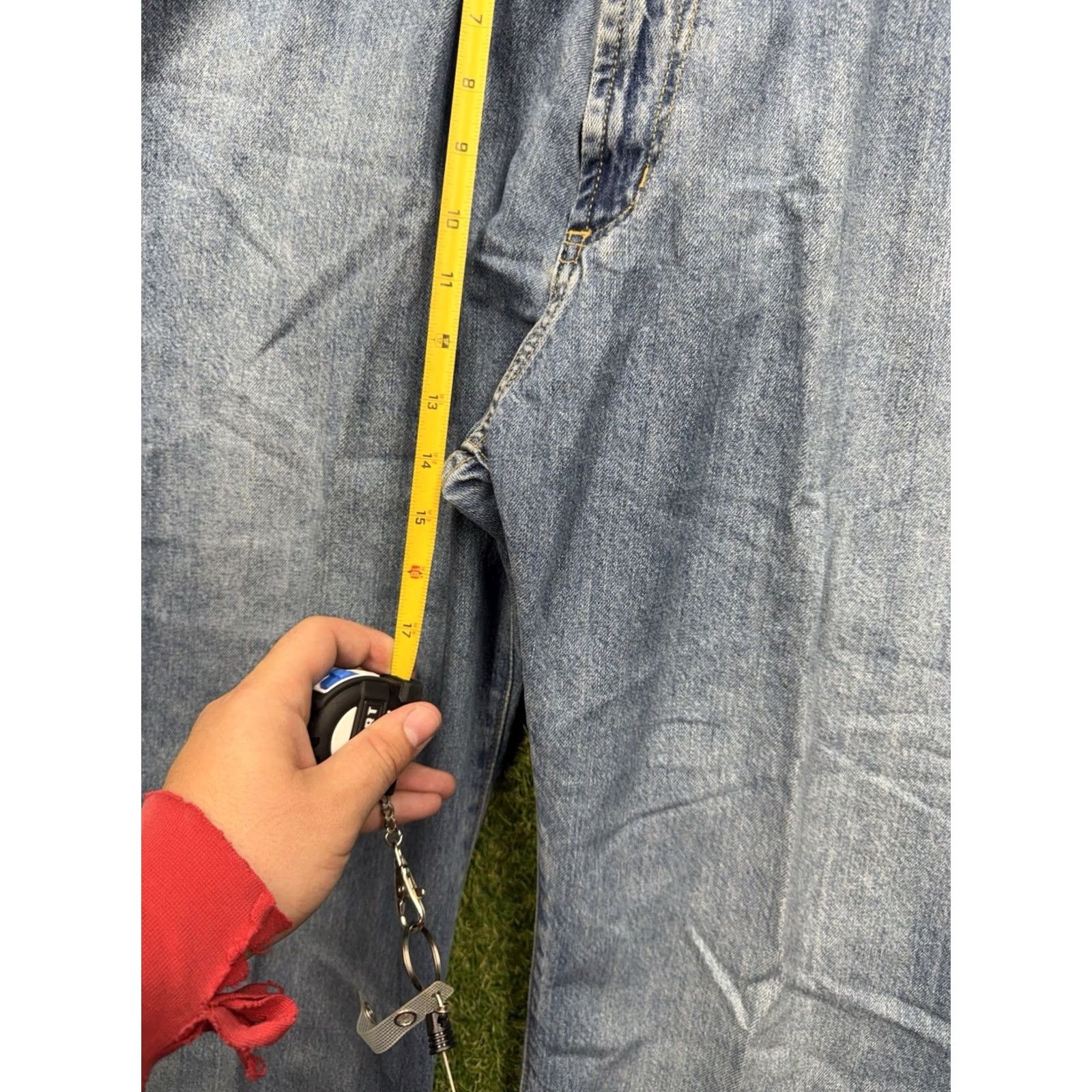 Polo Ralph Lauren Polo Ralph Lauren Hampton Jeans Mens 36x30 Relaxed Straight Light Wash Denim 5-Pocket Logo 90s Preppy Style Mens Jeans Size US M / EU 48-50 / 2 - 4 Thumbnail