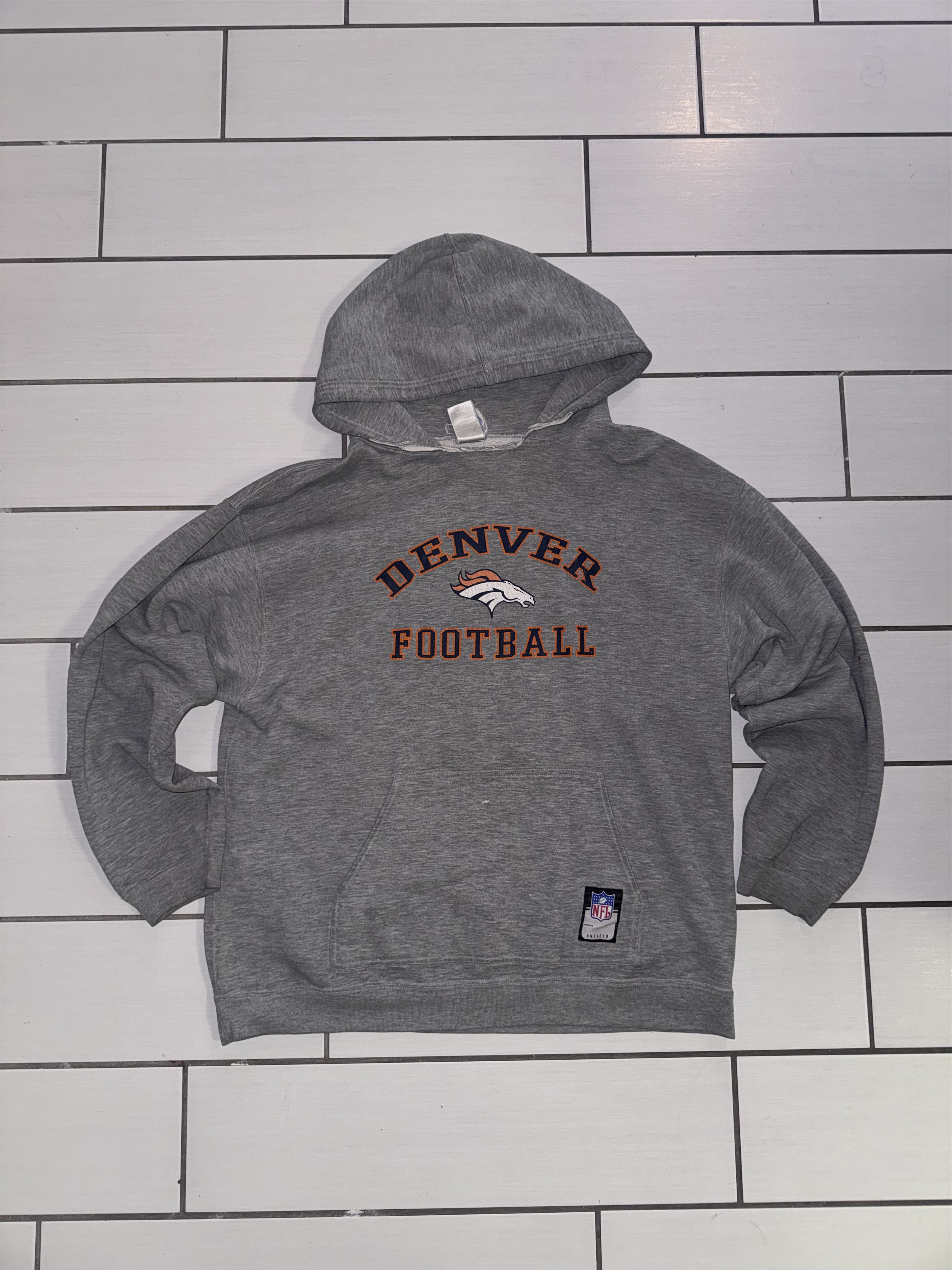 Reebok Vintage Denver Broncos Reebok Hoodie – Men’s Large Size US L / EU 52-54 / 3 - 1 Thumbnail