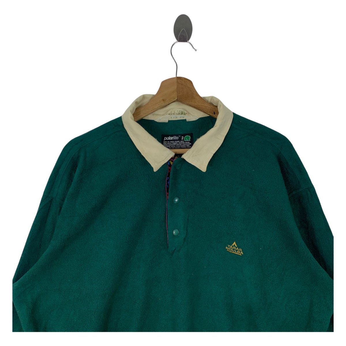 Japanese Brand × Vintage Vintage TARAS BOULBA Polarlite Fleece Sweatshirt Pullover Size US XL / EU 56 / 4 - 3 Thumbnail